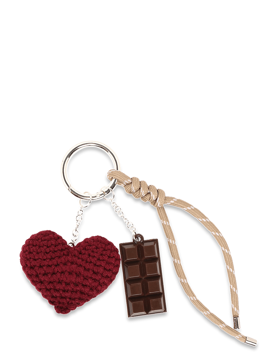 Mango - Charms key ring - nyckelringar - dark red - 0