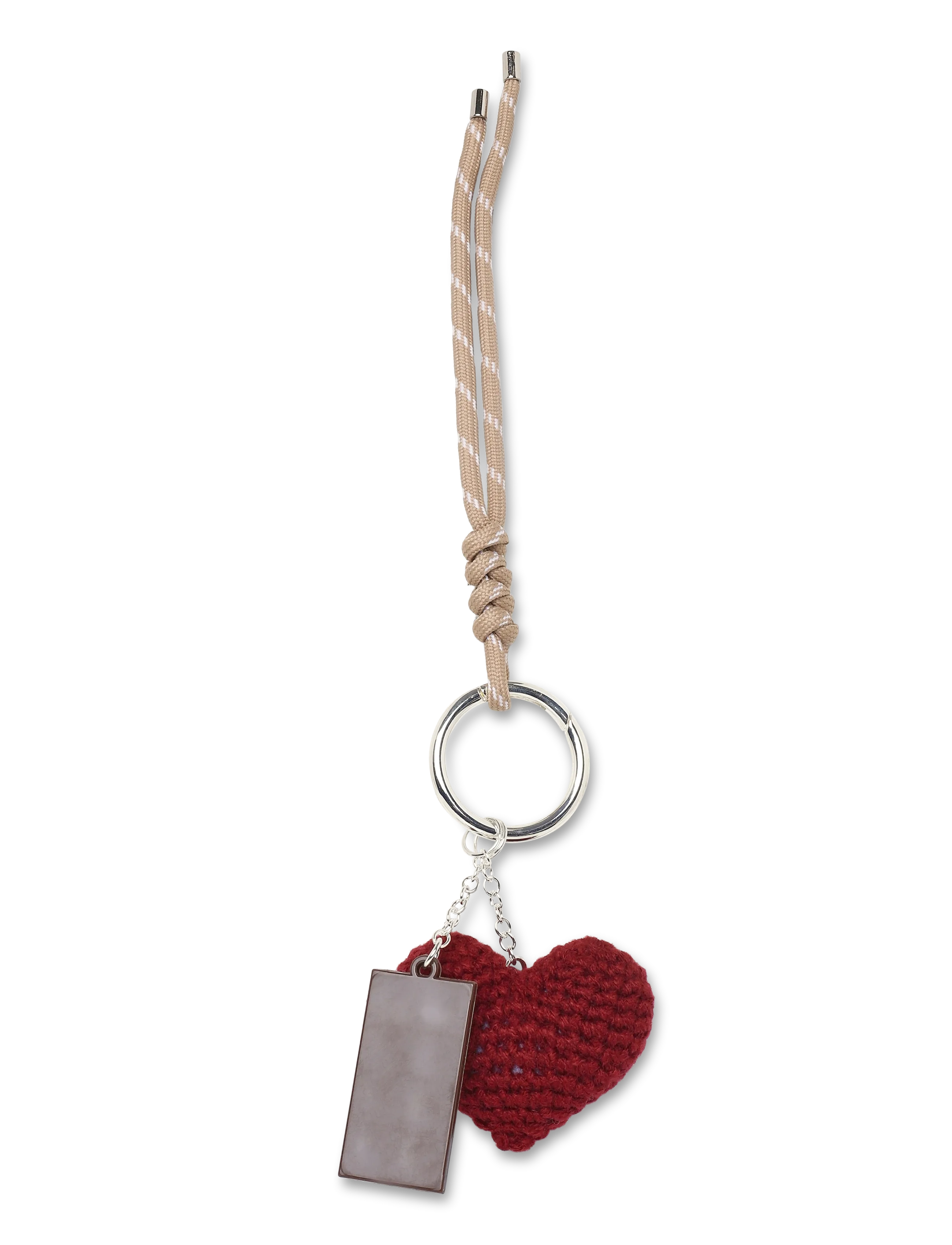 Mango - Charms key ring - nyckelringar - dark red - 1