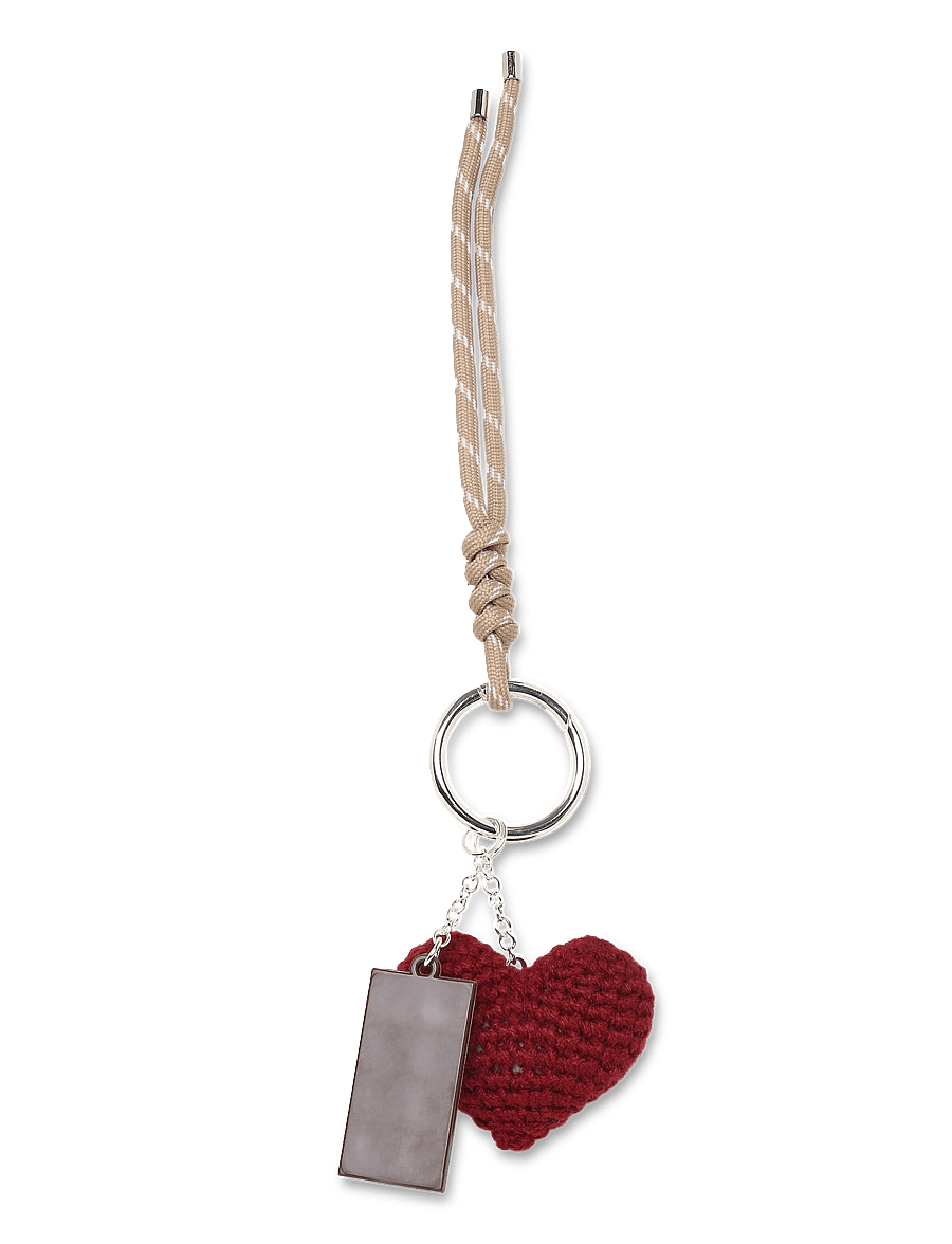 Mango - Charms key ring - nyckelringar - dark red - 1