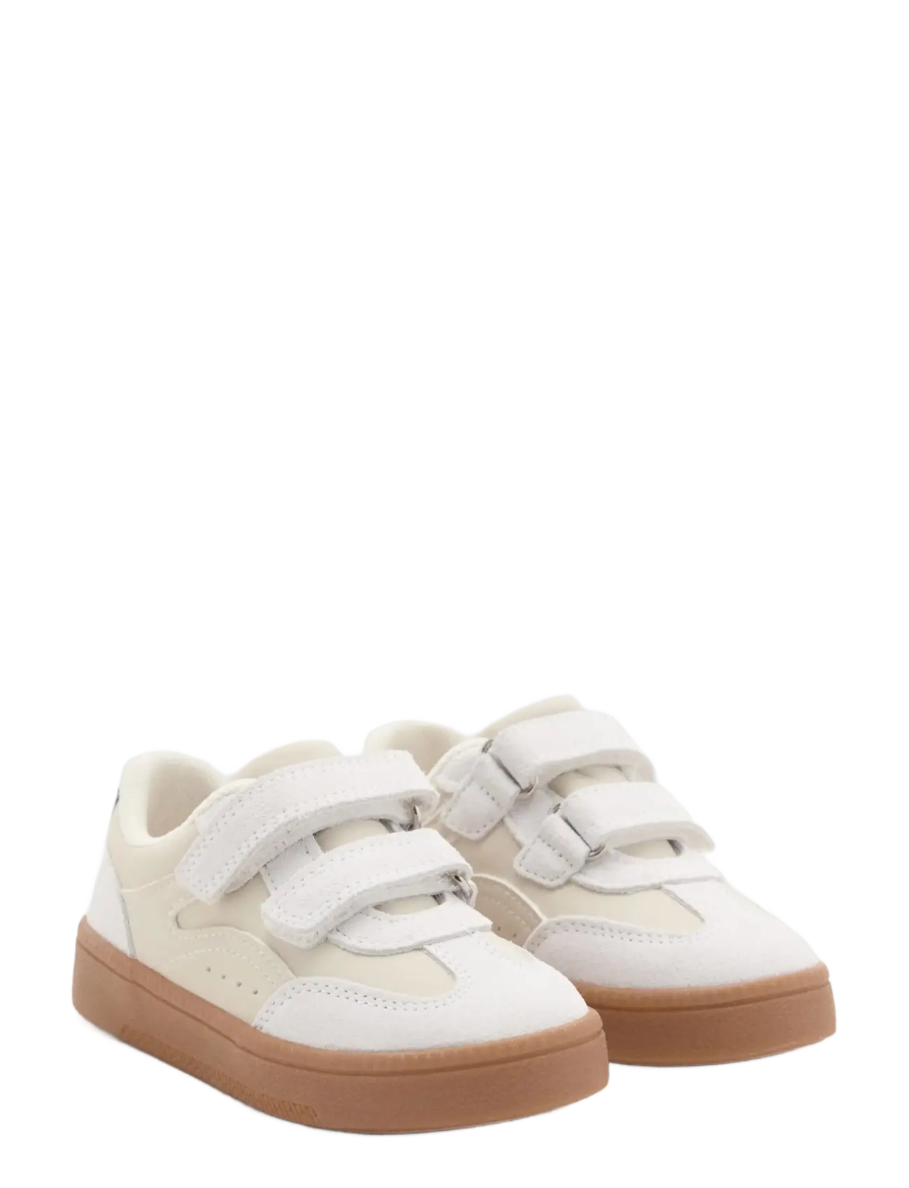 Mango - Velcro-strap sports shoes - white - 1