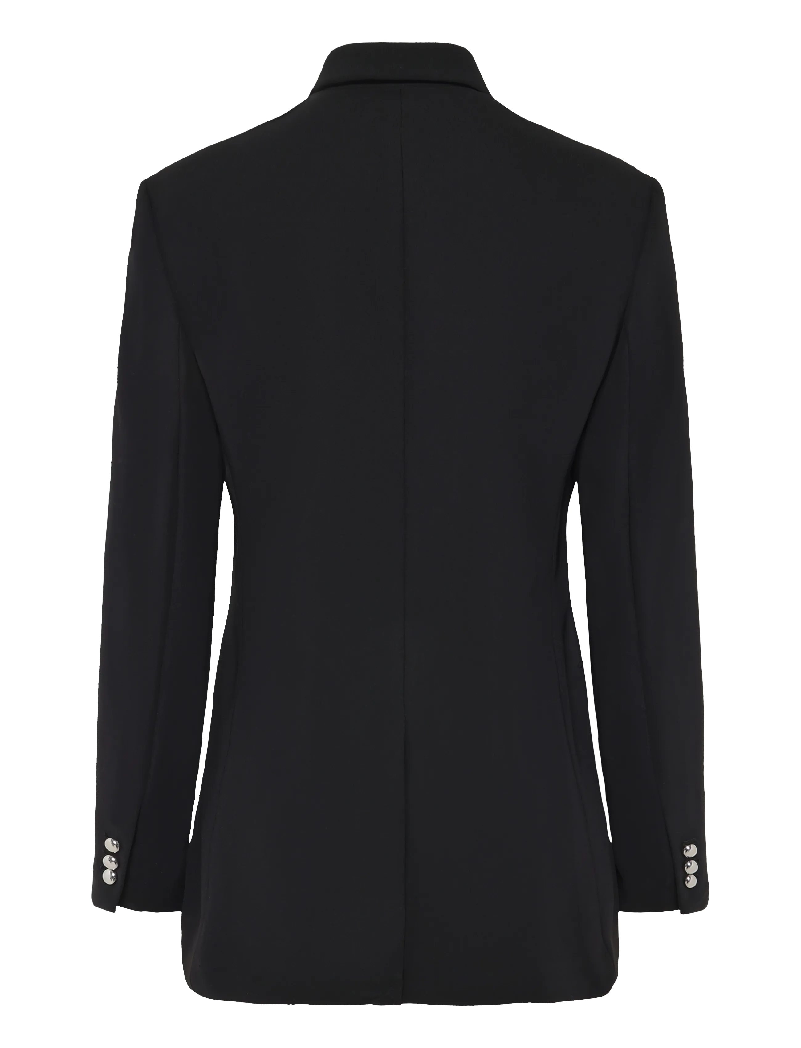 Mango - Double-breasted belted suit blazer - kavajer med skärp - black - 2