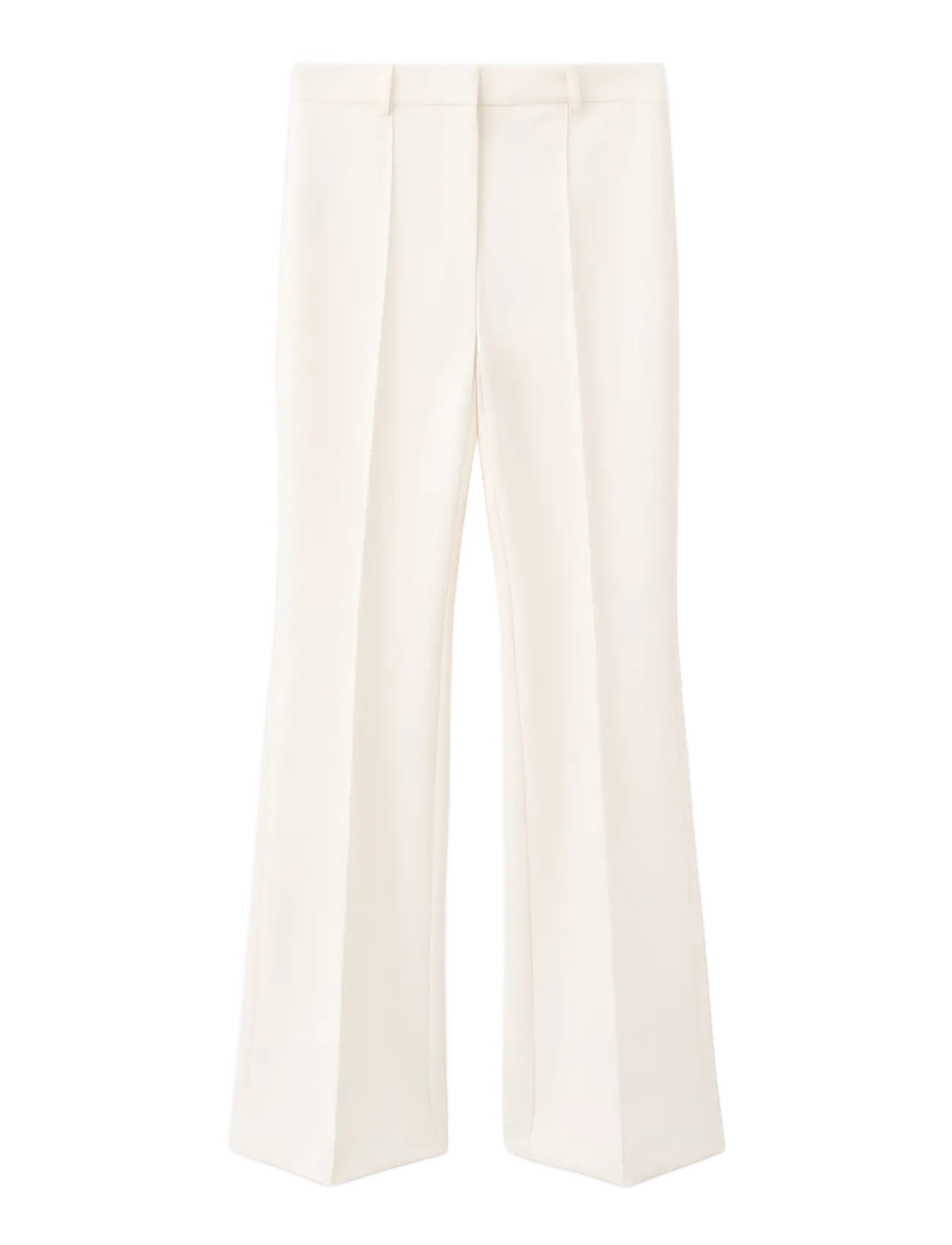Mango - Flared trousers with seams - flare bukser - natural white - 1