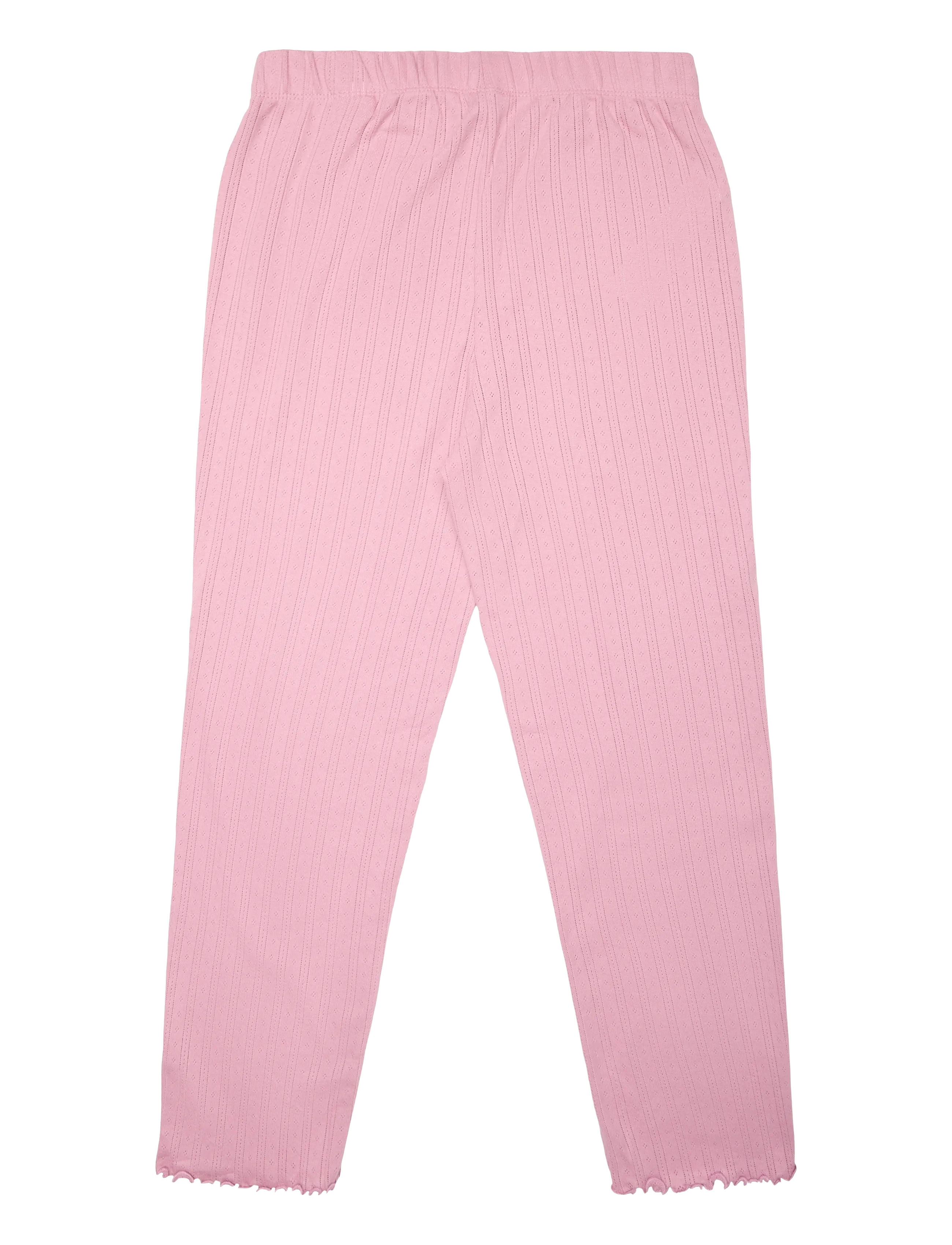 Mango - Long ribbed pyjama - pyjamassæt - pink - 3