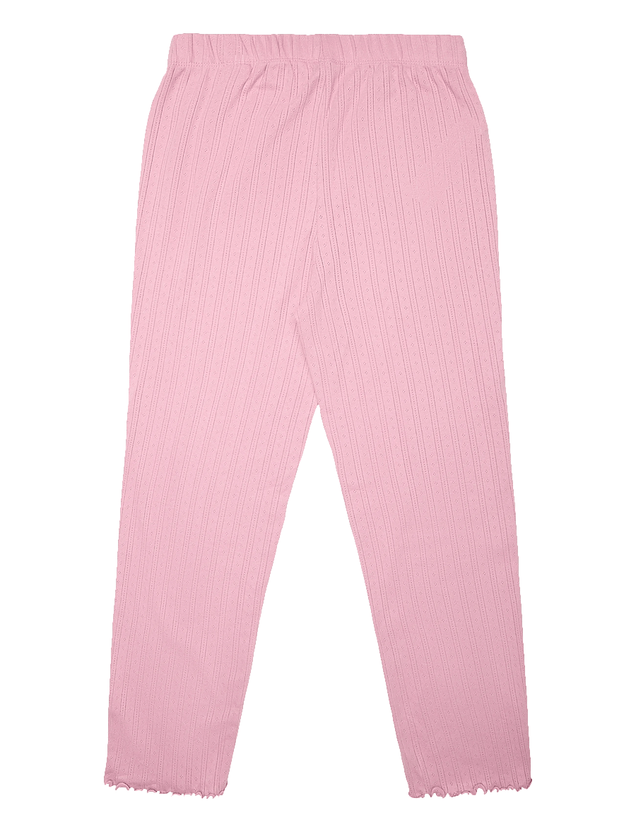 Mango - Long ribbed pyjama - pyjamassæt - pink - 3