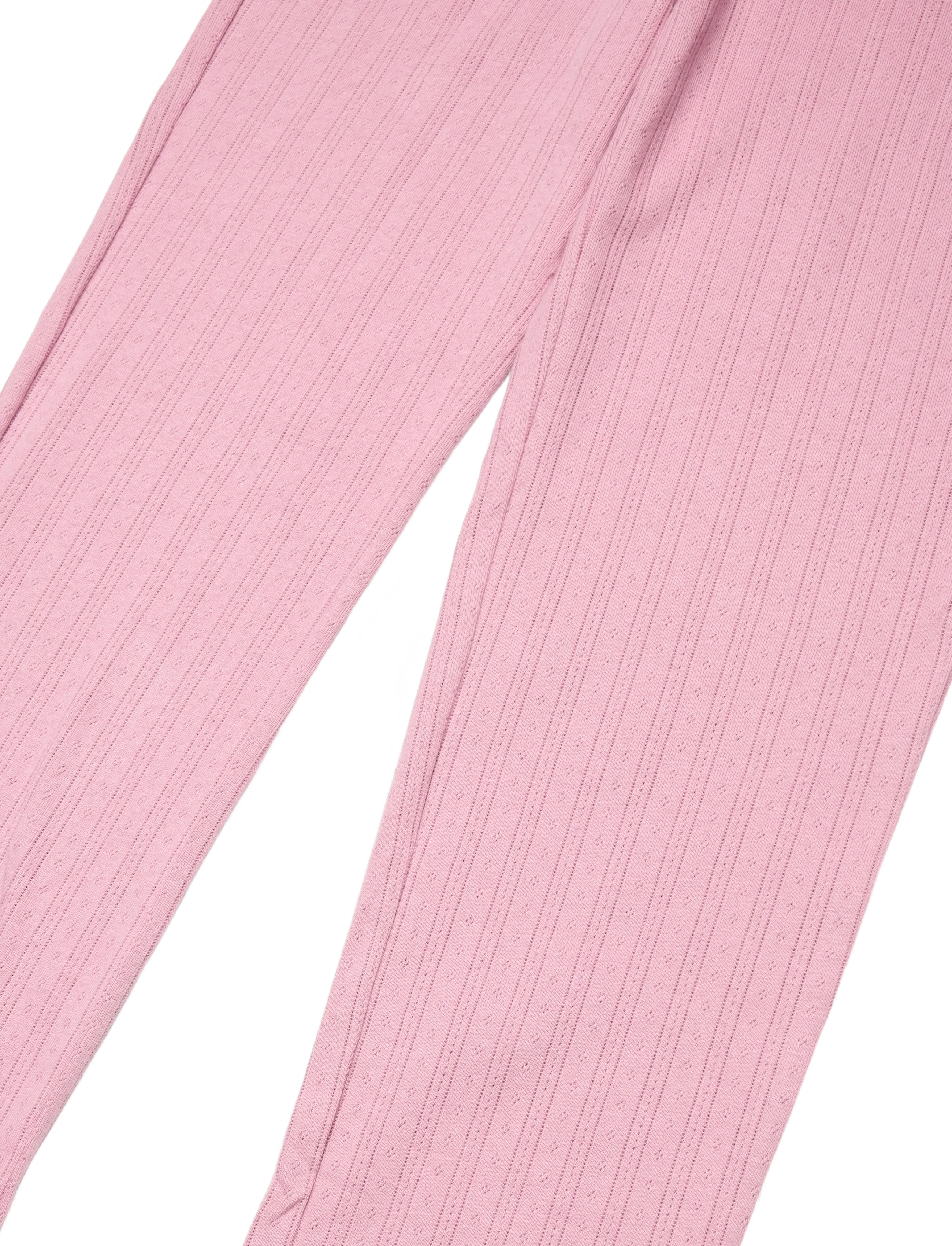 Mango - Long ribbed pyjama - pyjamassæt - pink - 5