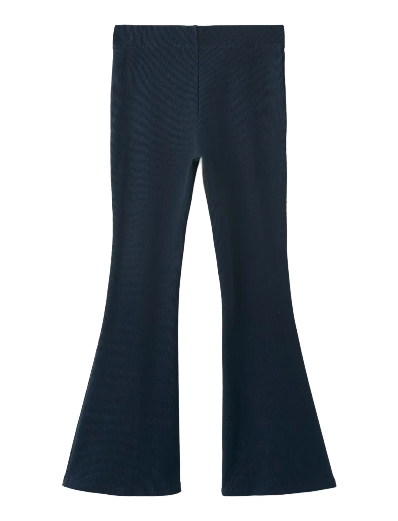 Mango - Ribbed flared leggings - leggings - navy - 1