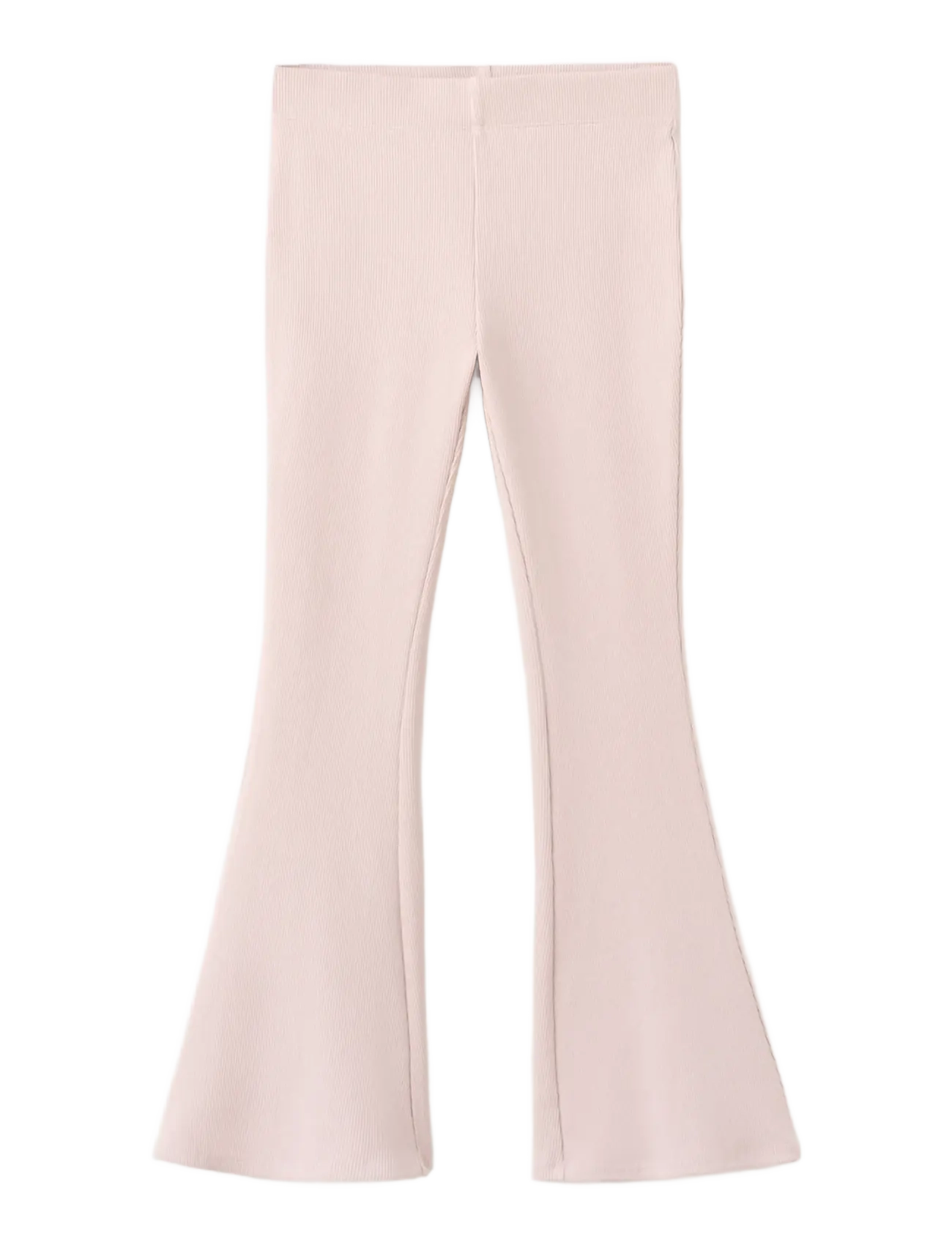 Mango Ribbed Flared Leggings, 140, Unterteile, Rosa - Kinder