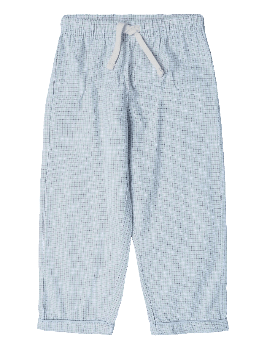 Mango - Set of long check pyjamas - pyjamassæt - turquoise - aqua - 2