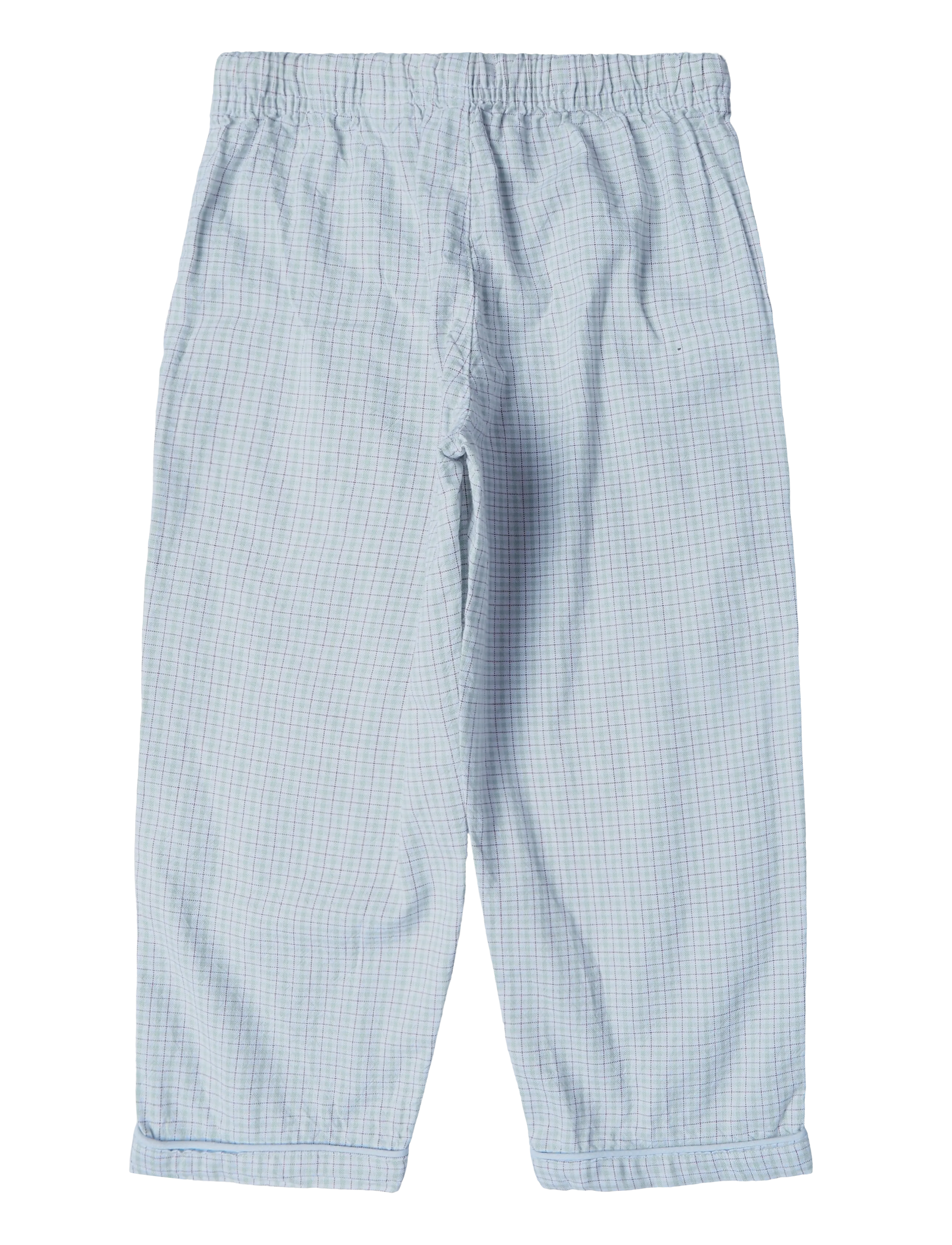 Mango - Set of long check pyjamas - pyjamassæt - turquoise - aqua - 3