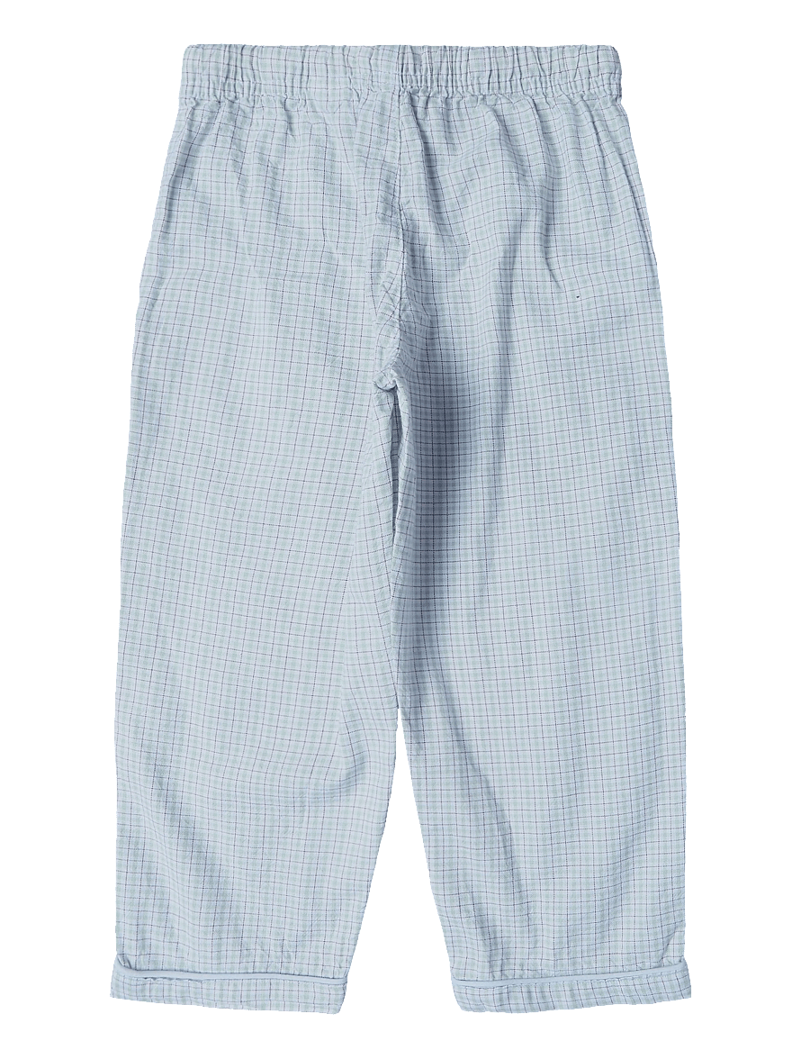 Mango - Set of long check pyjamas - pyjamassæt - turquoise - aqua - 3
