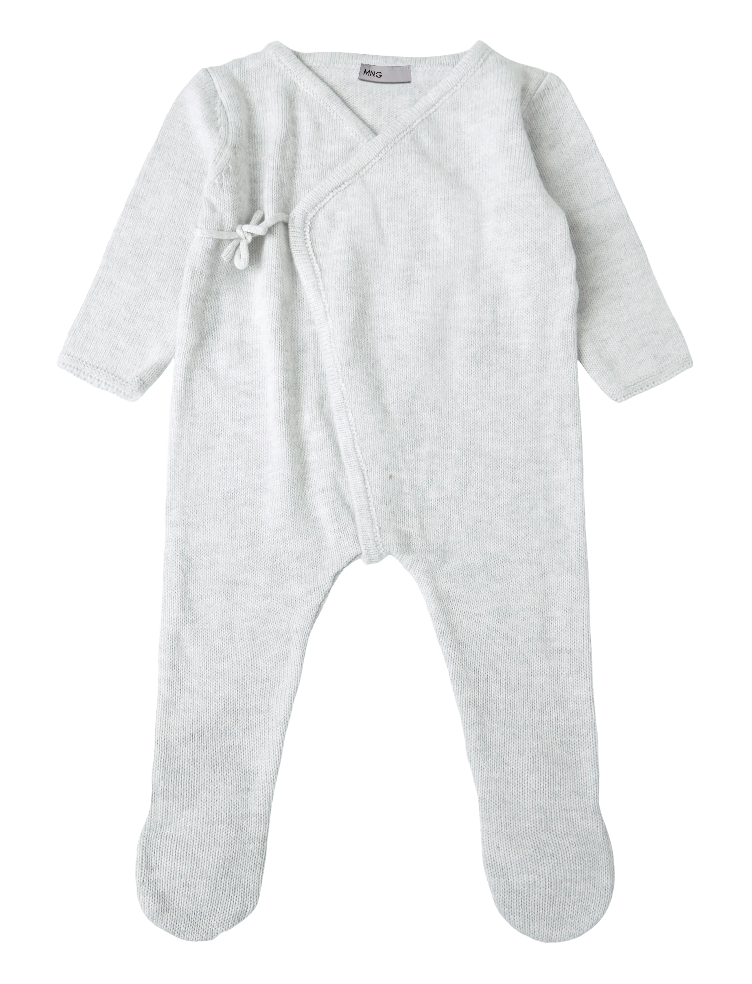 Mango Wrap long jumpsuit - Tøj - LT PASTEL GREY / grey