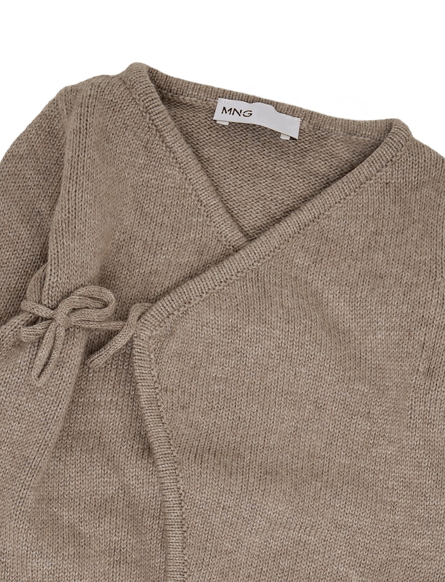 Mango - Wrap long jumpsuit - buksedragter - medium brown - 2