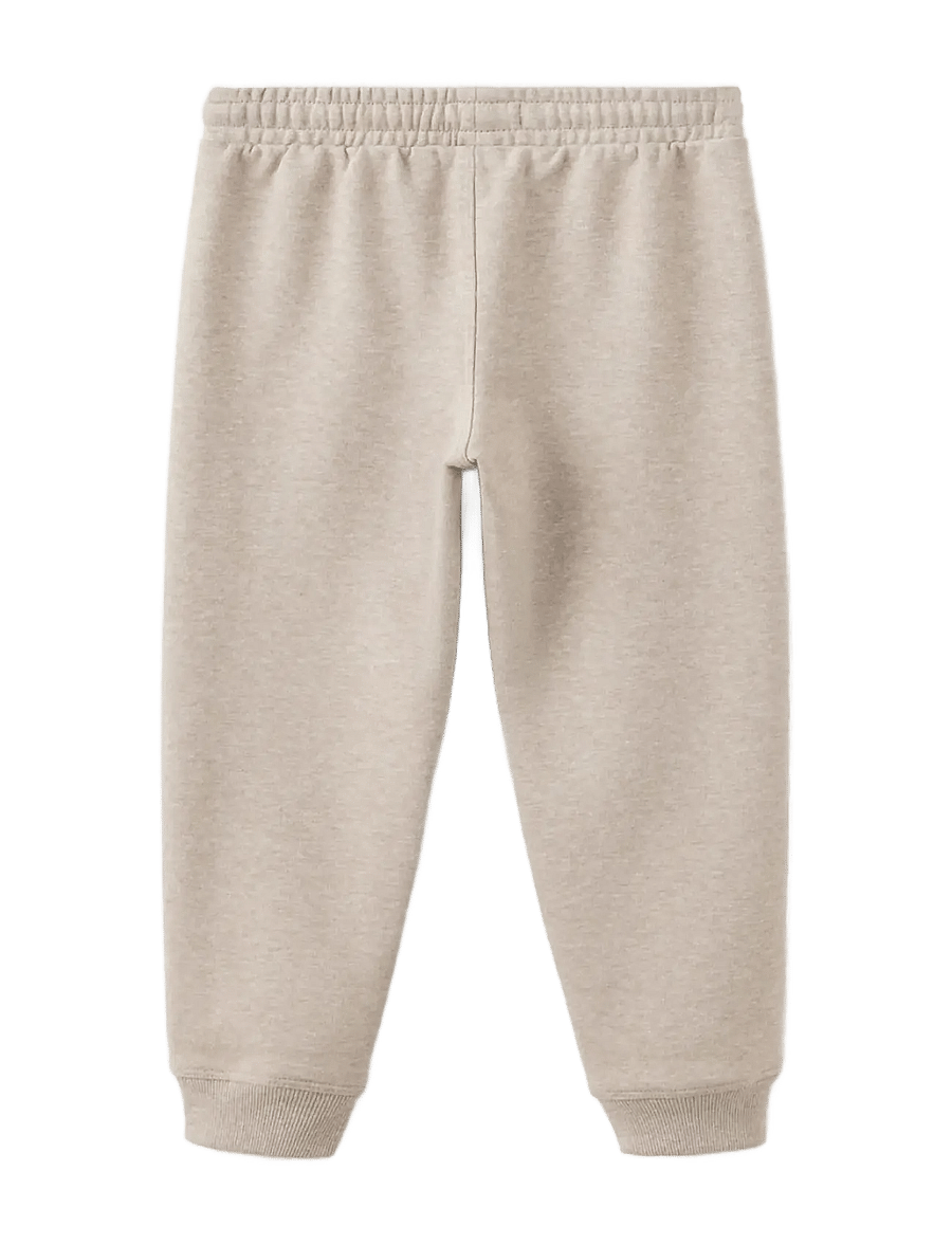 Mango - Jogger trousers with printed detail - sweatpants - lt pastel brown - 1