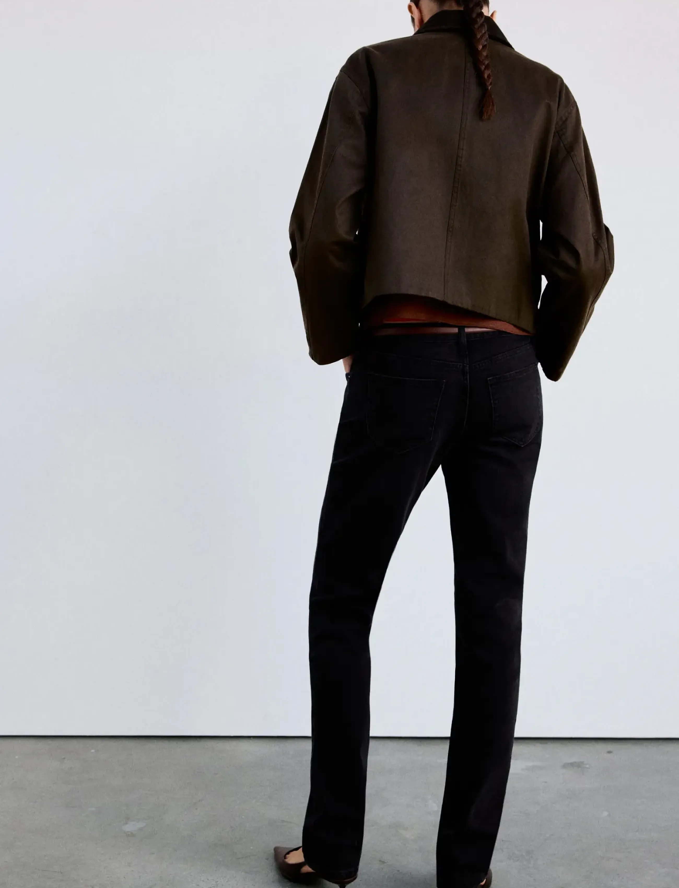 Mango - Corduroy-collar jacket with pockets - utilityjackor - dark brown - 3