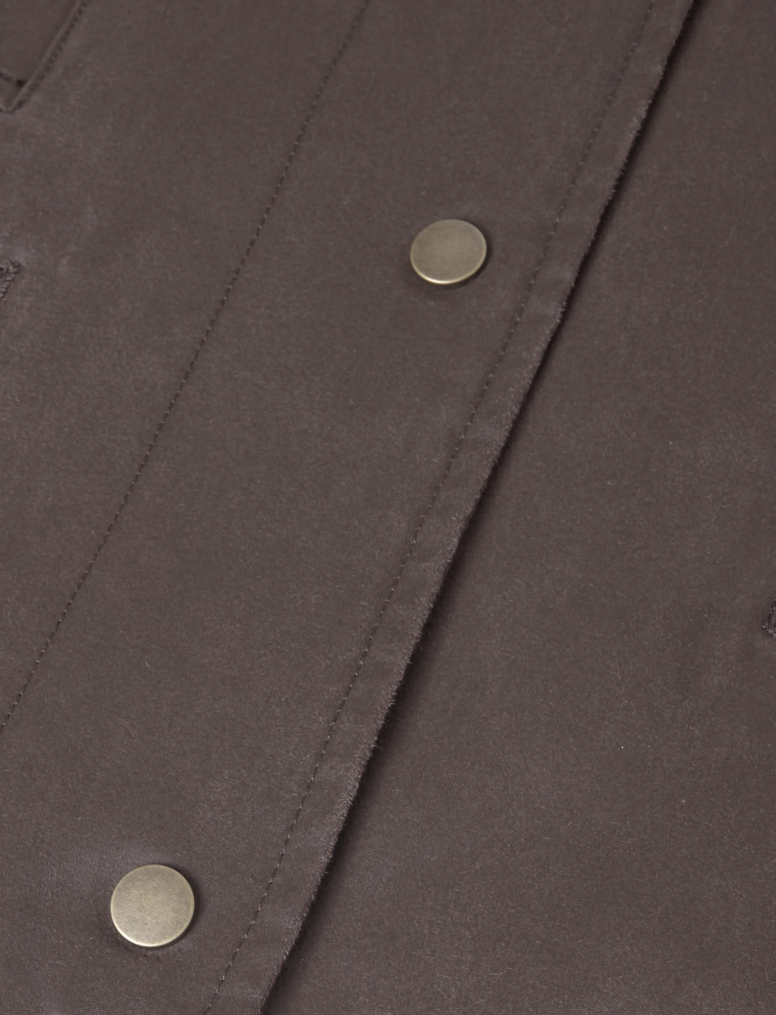 Mango - Corduroy-collar jacket with pockets - utilityjackor - dark brown - 5