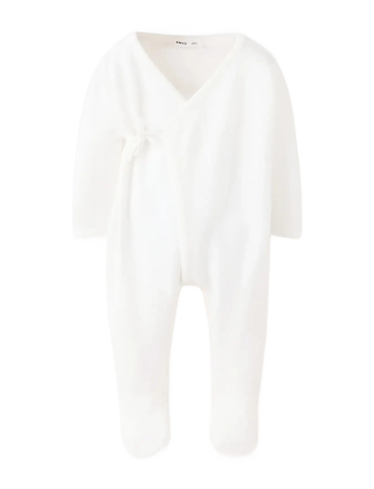 Mango Wrap long jumpsuit - Mango - NATURAL WHITE / white