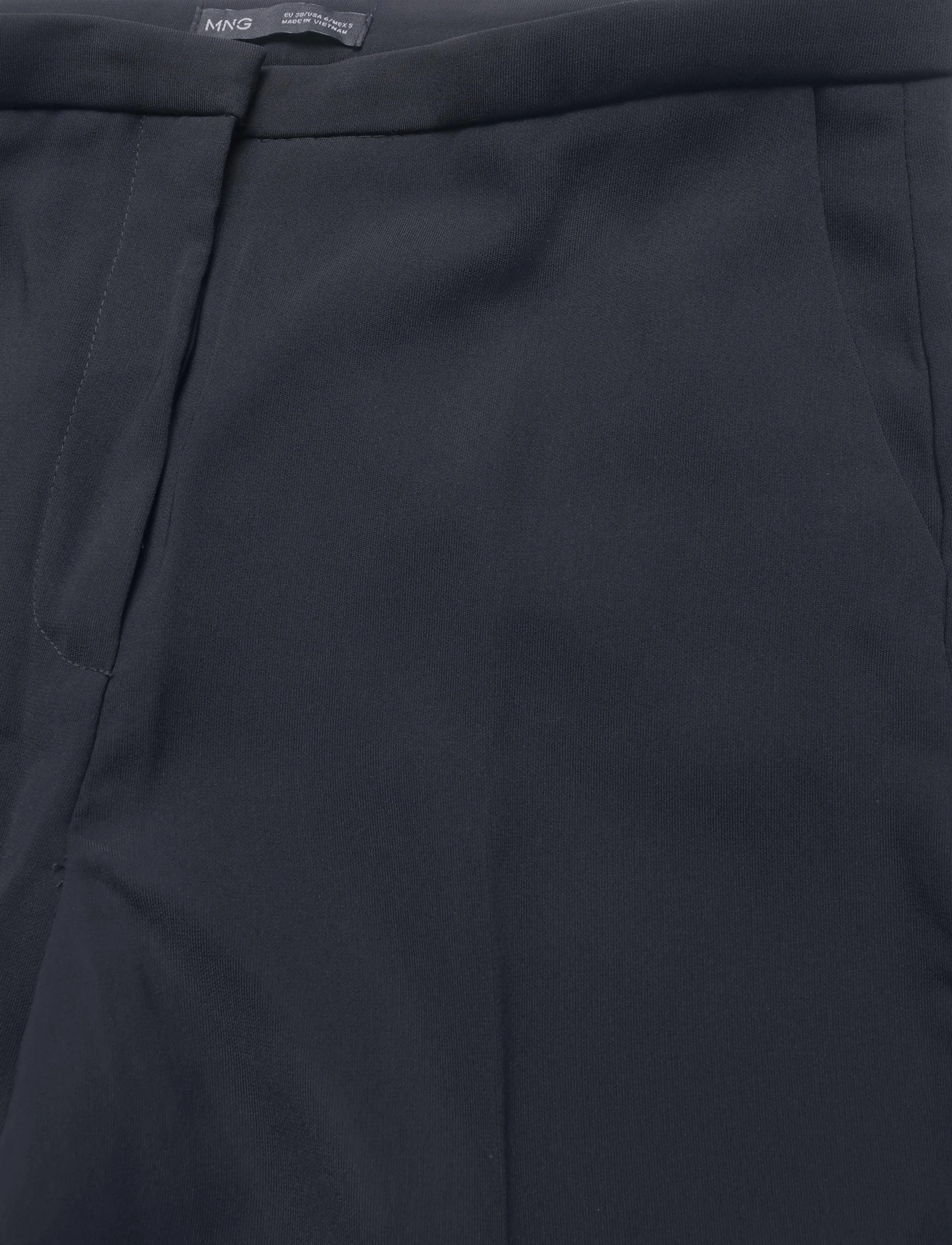 Mango - High-waist suits trousers - flare bukser - black - 4