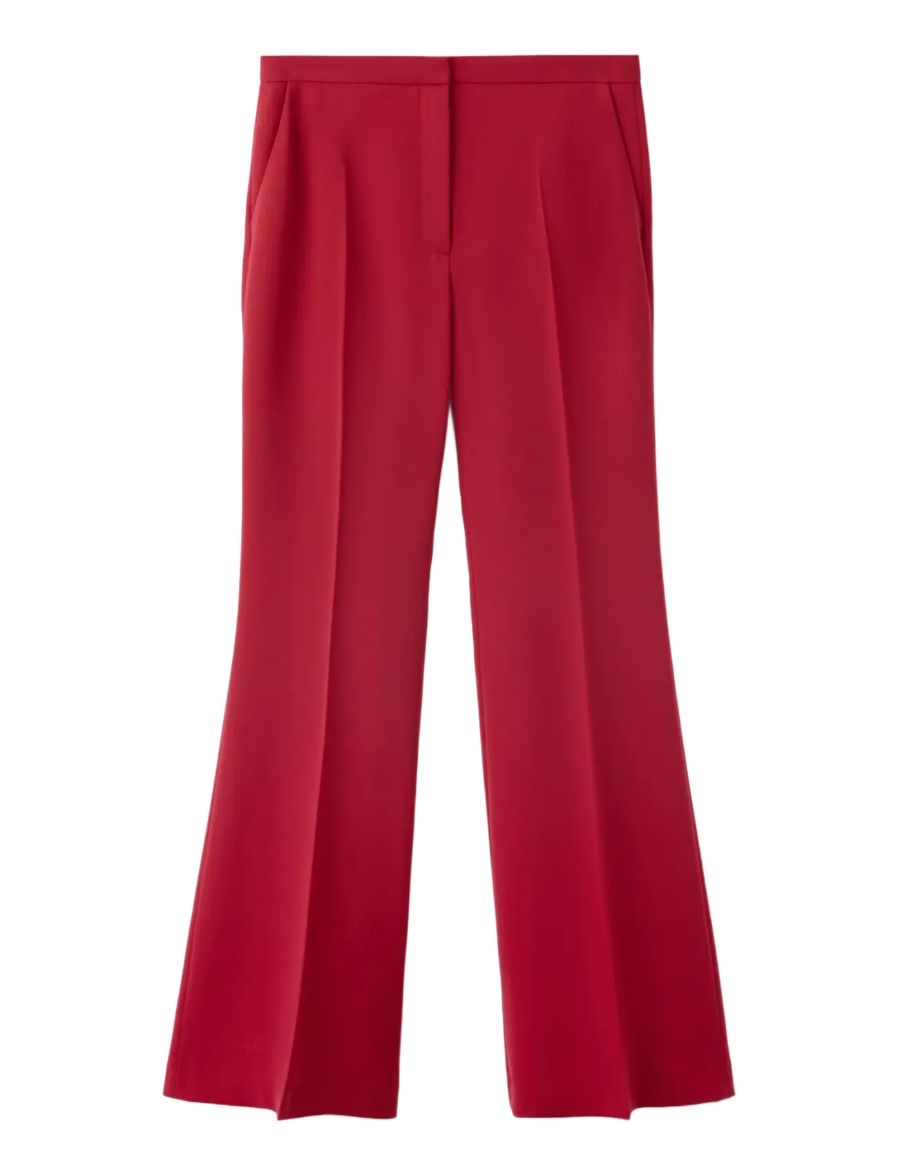 Mango - High-waist suits trousers - flare bukser - red - 1