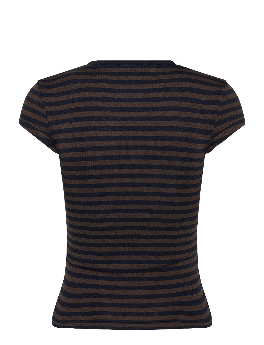 Mango - Slim-fit short-sleeved T-shirt - t-shirts - brown - 2