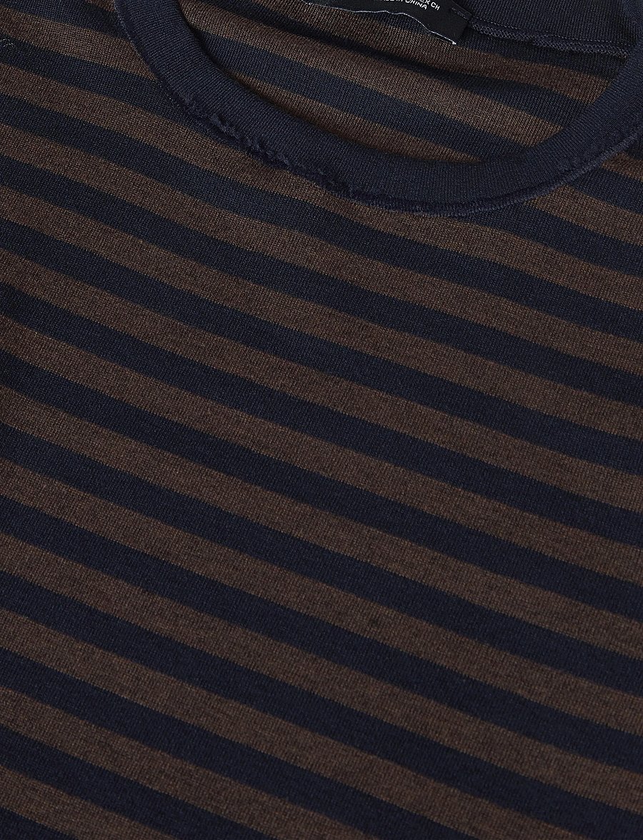 Mango - Slim-fit short-sleeved T-shirt - t-shirts - brown - 4