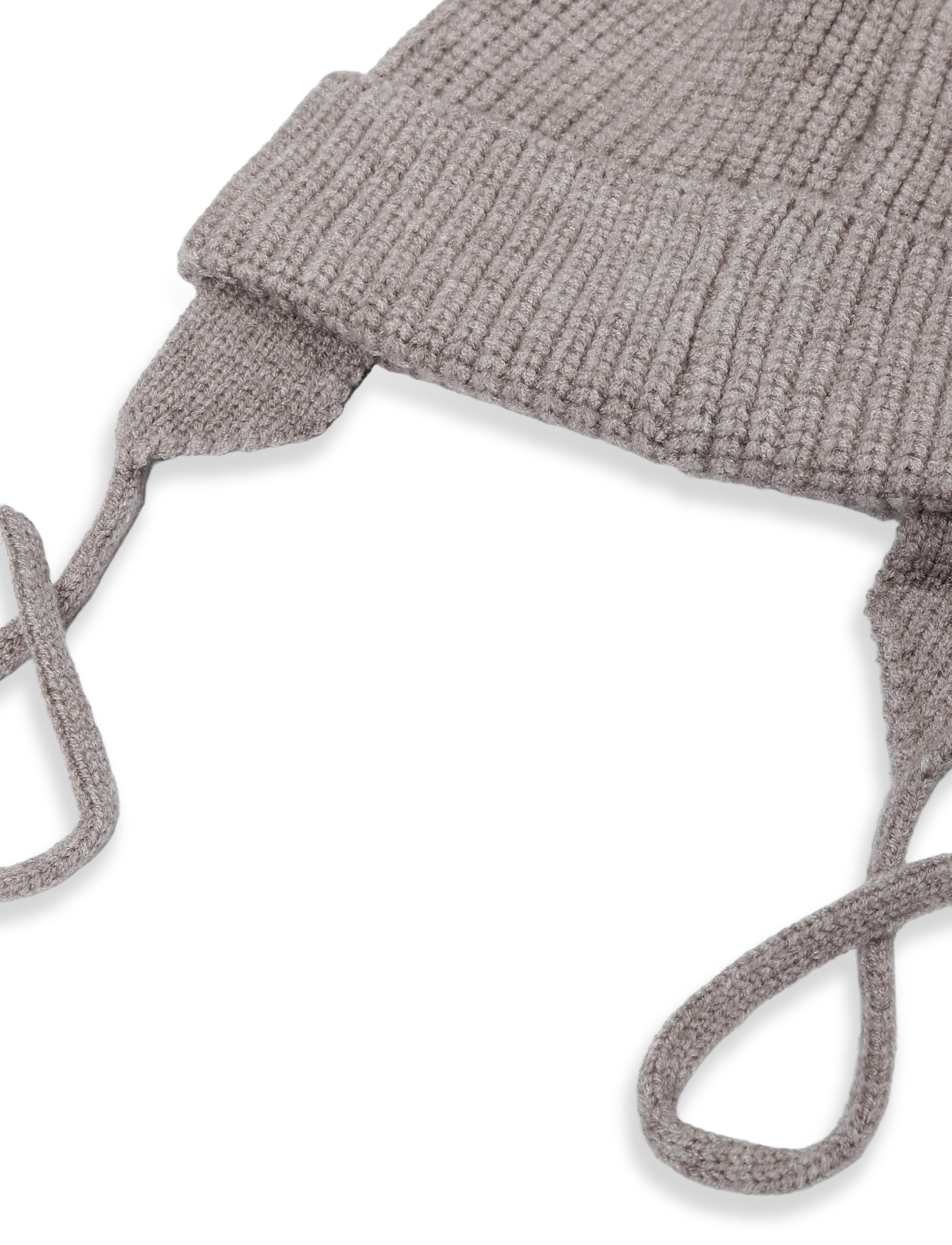 Mango - Pom pom cable-knit beanie - vintermössor - lt pastel brown - 2