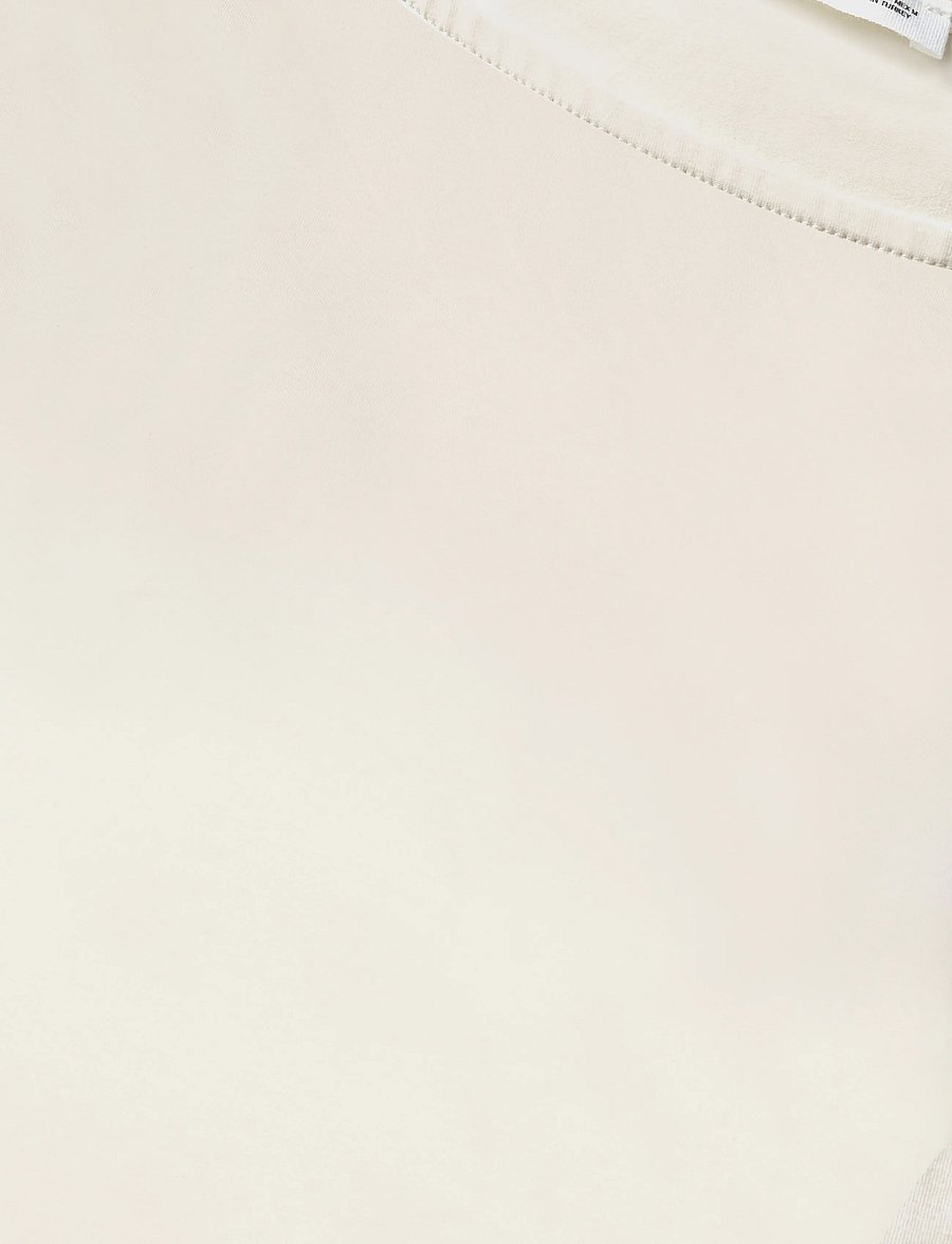 Mango - Asymmetrical laced top - tanktops - light beige - 2