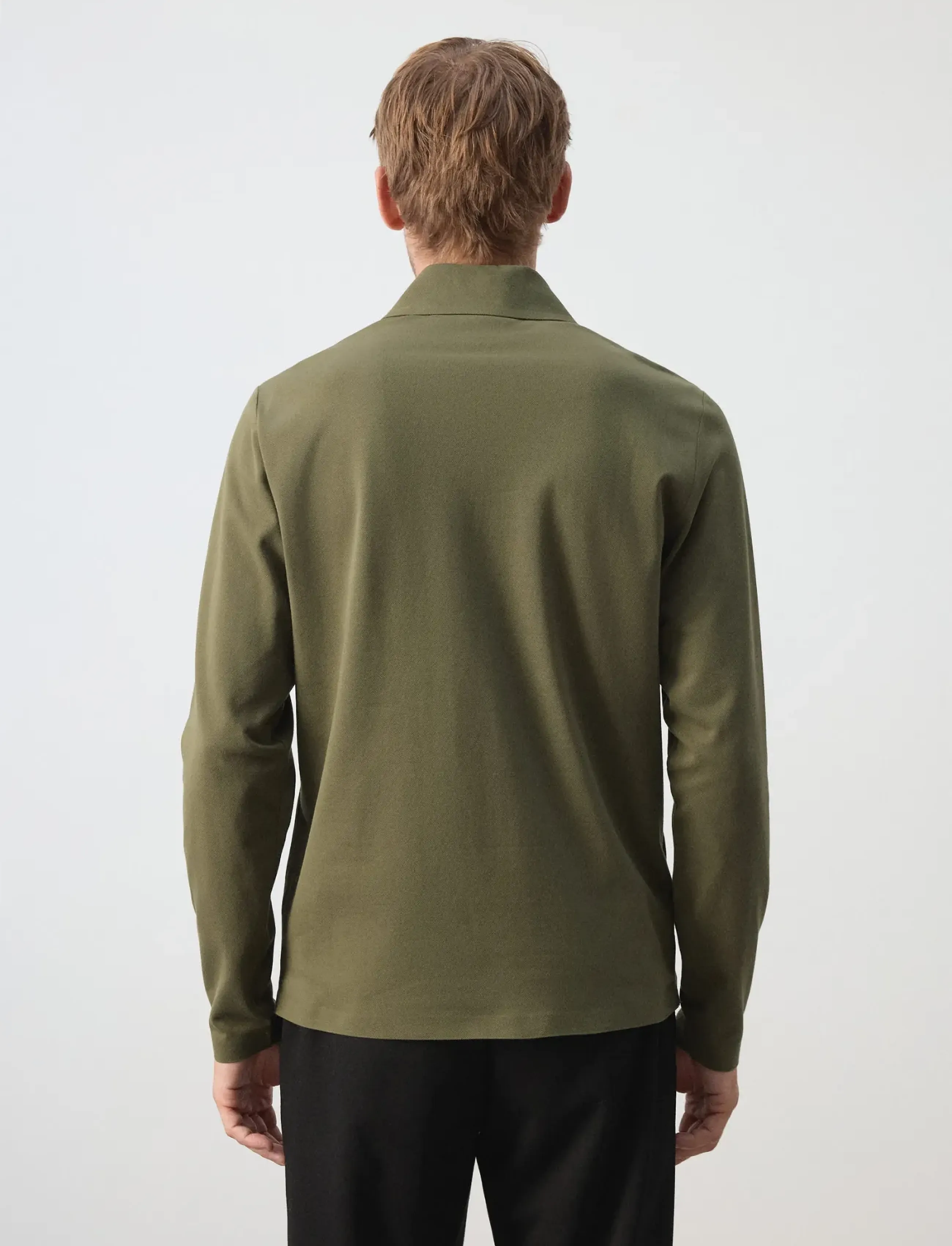 Mango - Regular fit zip polo with Thermolite® - poloer i strik med lange ærmer - beige - khaki - 2