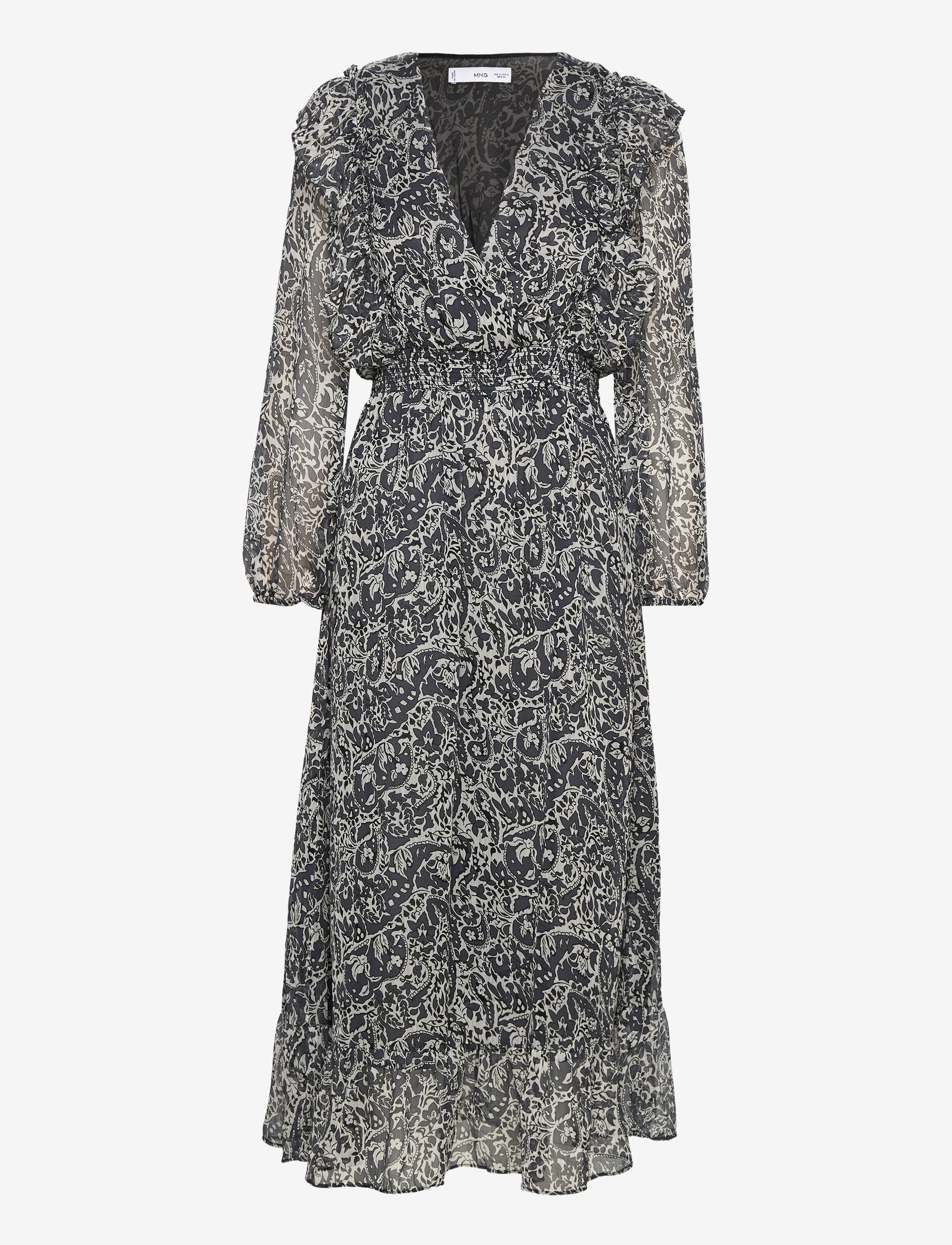 Mango PAISLEY - Vaatteet - GREY / grey