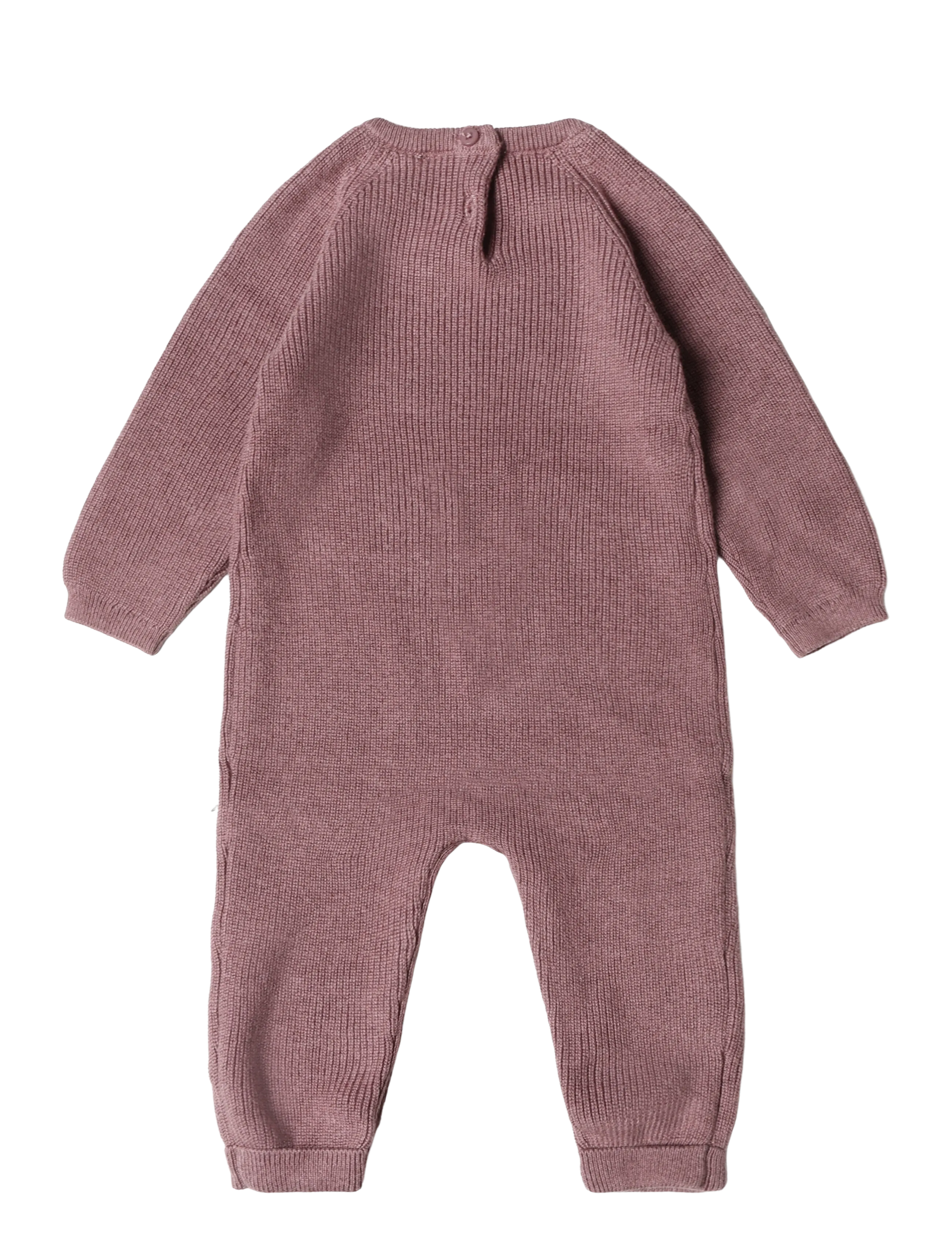 Mango - Knitted long jumpsuit - buksedragter - dark red - 1