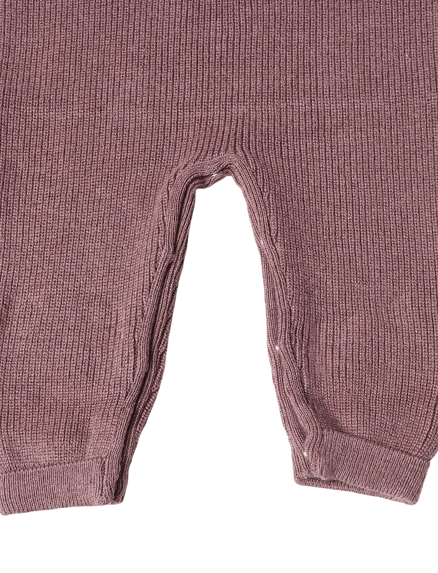 Mango - Knitted long jumpsuit - buksedragter - dark red - 3