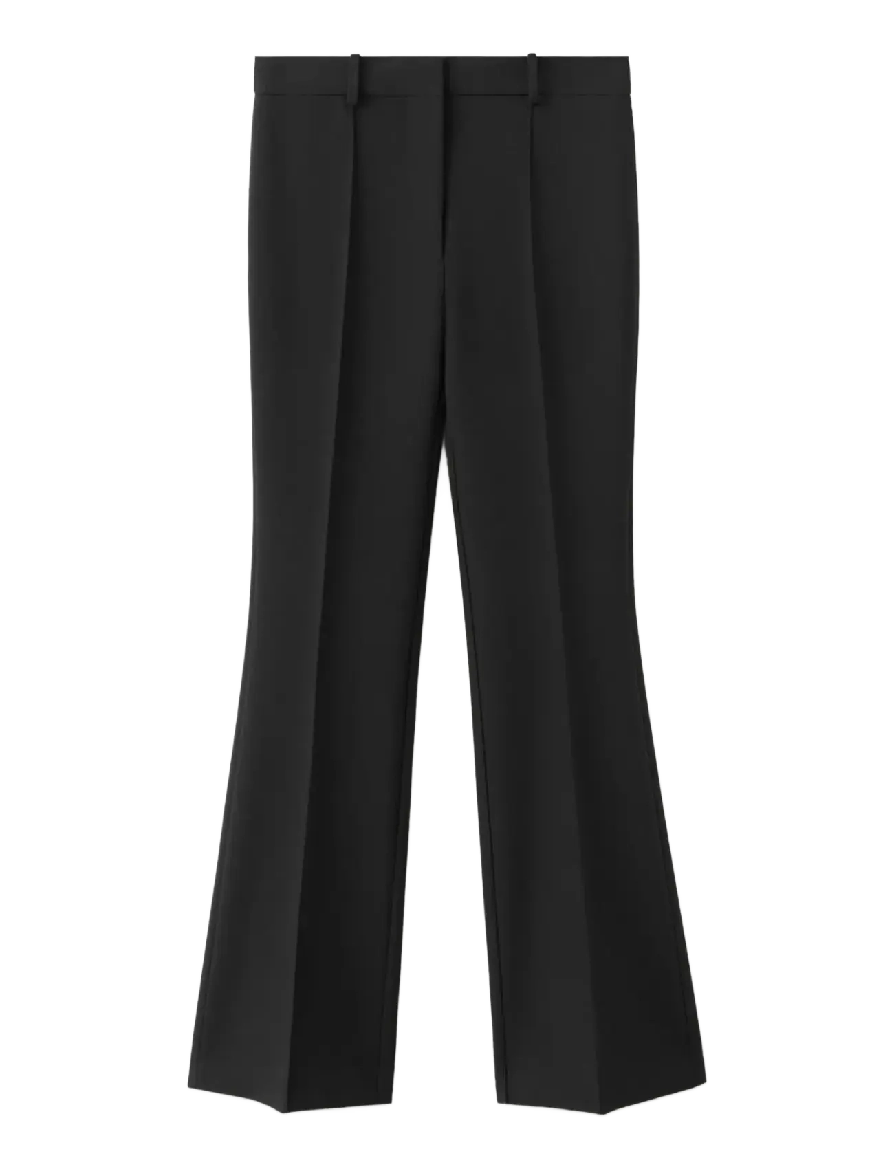 Mango - Slim-fit mid-rise trousers - slim fit-byxor - black - 2