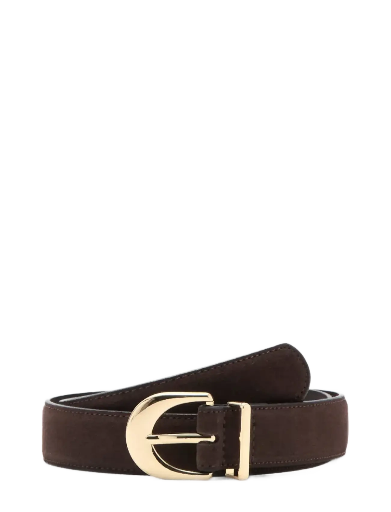 Mango Oval Buckle Belt, S, Brown, Belts > Casual Belt, Dame
