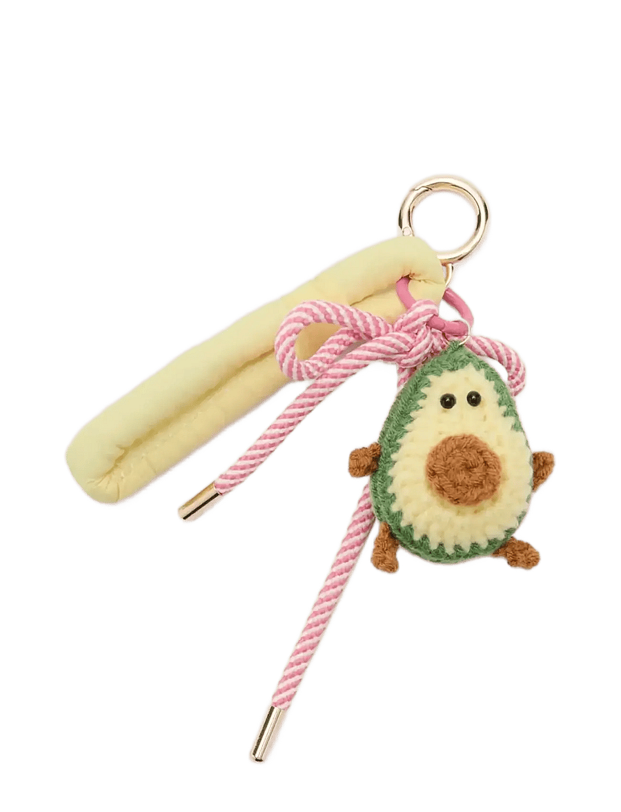 Mango - Avocado charm keyring - nyckelringar - yellow - 0