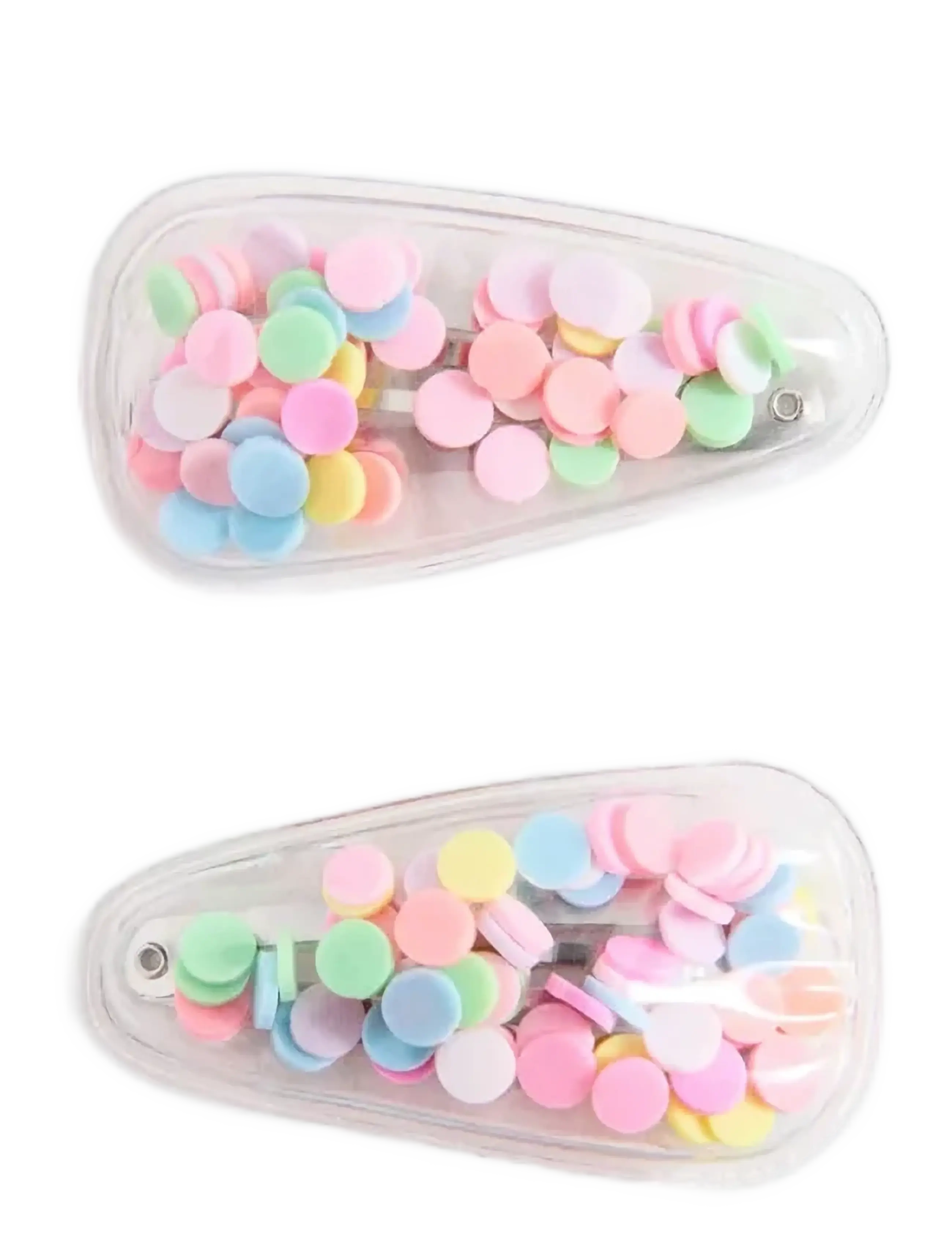 Mango Pack Of 2 Confetti Clips, Børn, Konfetti Hårklemmer, Pink, Str: ONE SIZE