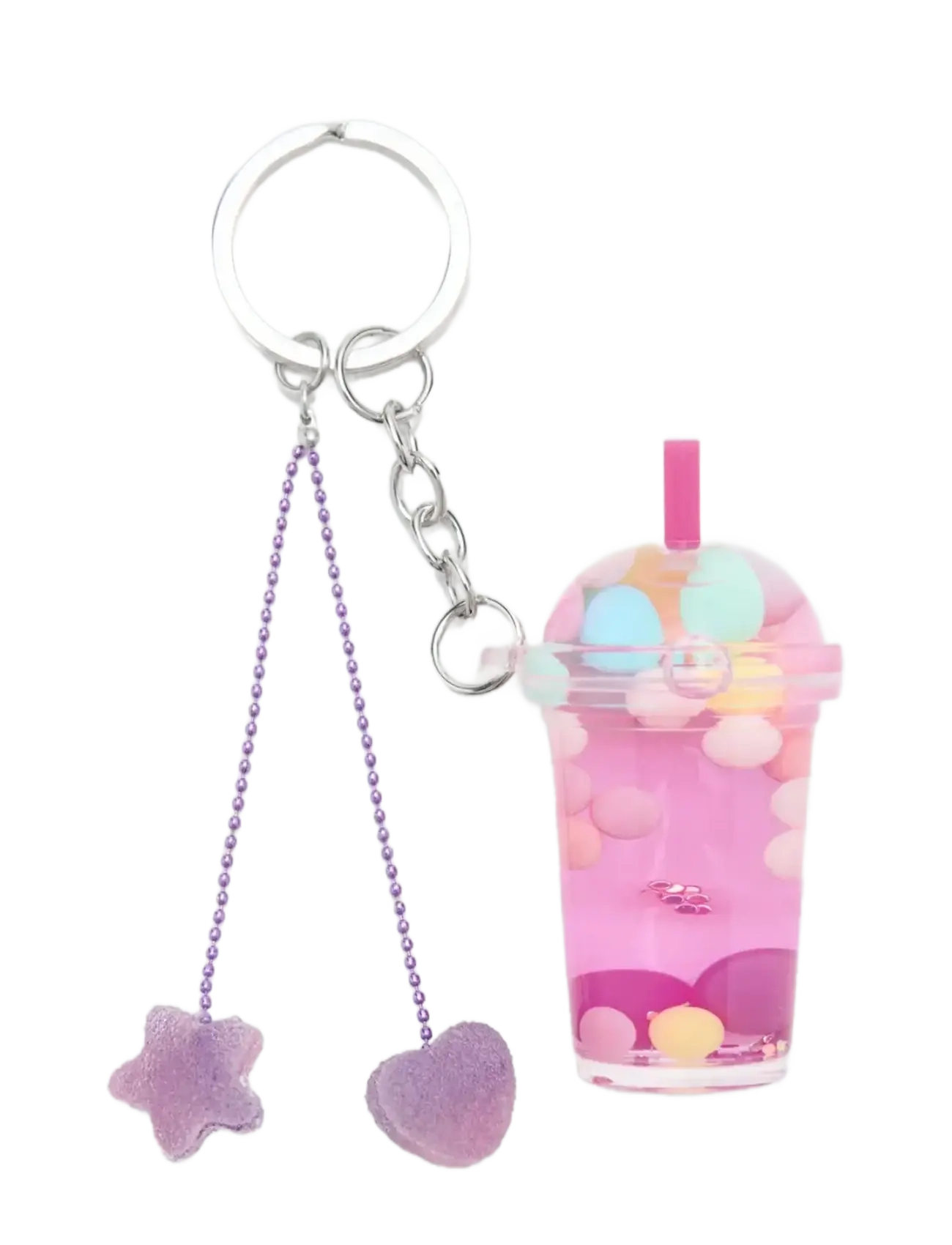 Mango Charms Key Ring, One Size, Accessories, Rosa - Chains, Kinder