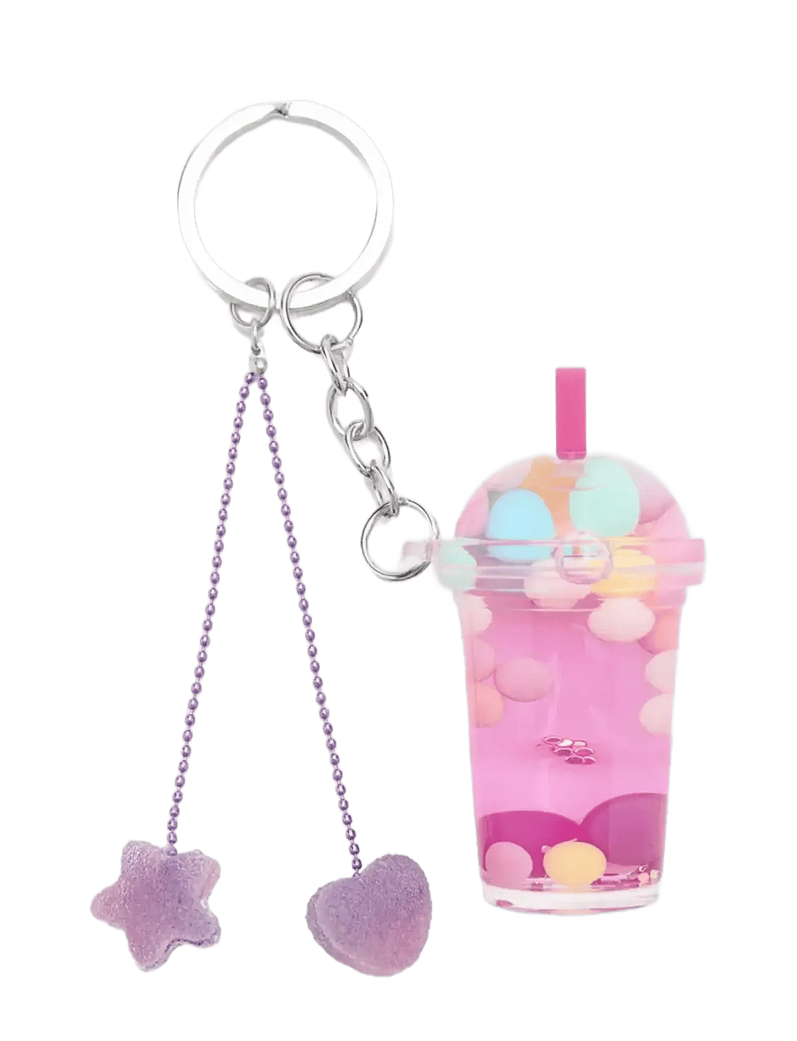 Mango - Charms key ring - nyckelringar - pink - 0
