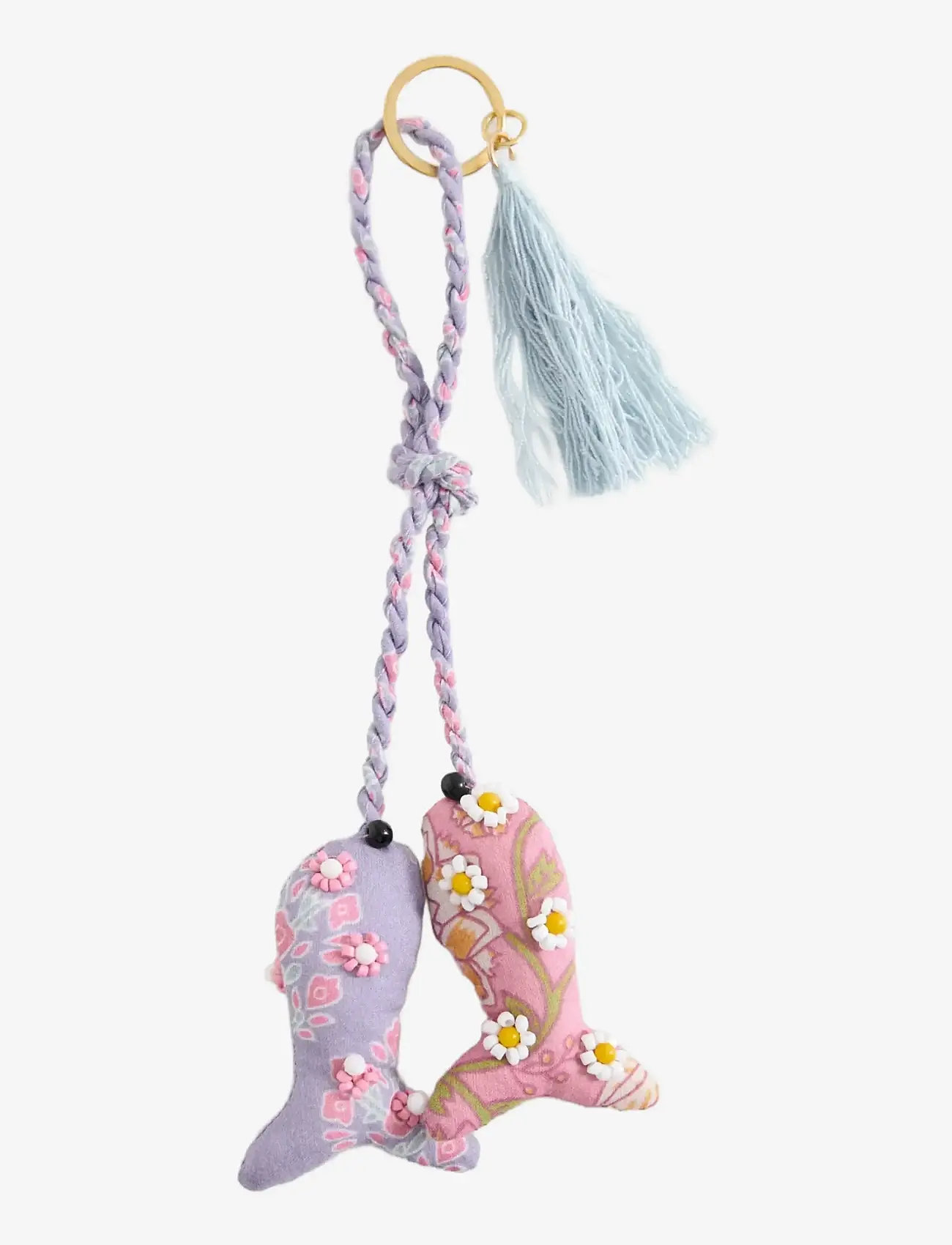 Mango - Fish charm keyring - nøgleringe - lt-pastel purple - 0