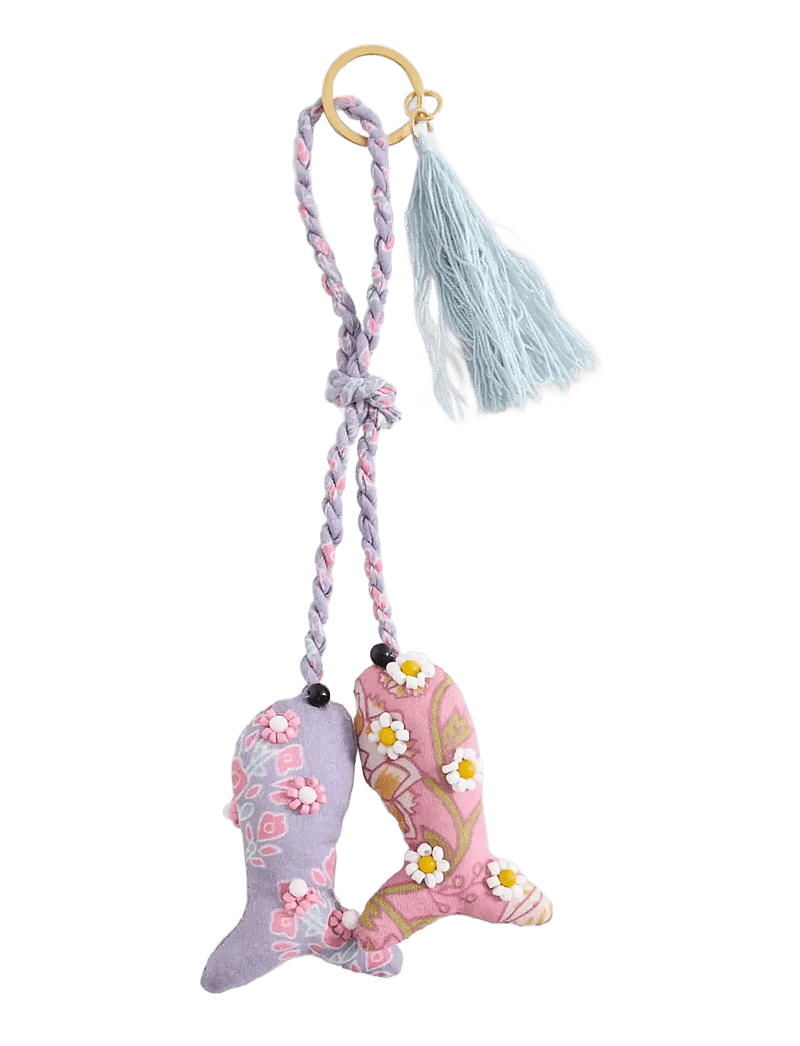 Mango - Fish charm keyring - nøgleringe - lt-pastel purple - 0