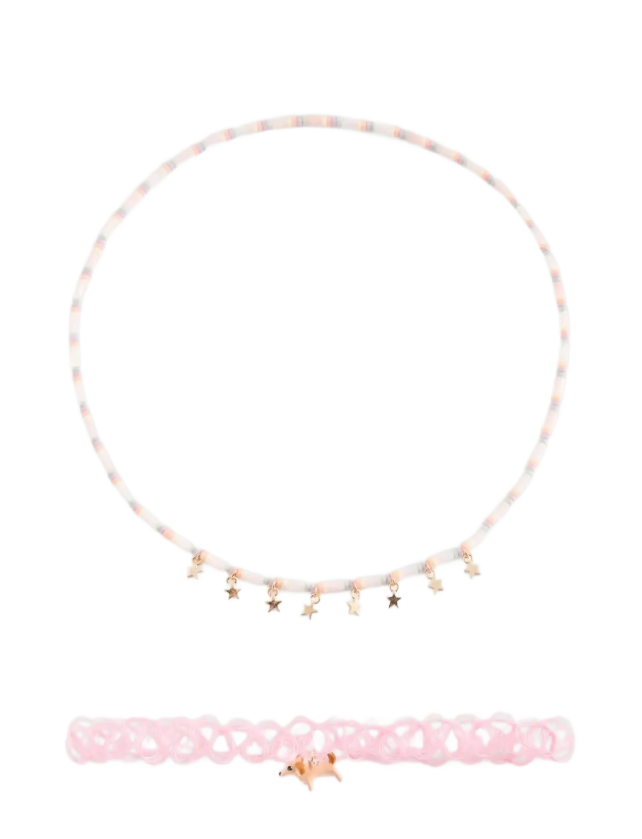 Mango Combined Necklace Pack, Børn, Halskædepakke, Pink, Str: ONE SIZE