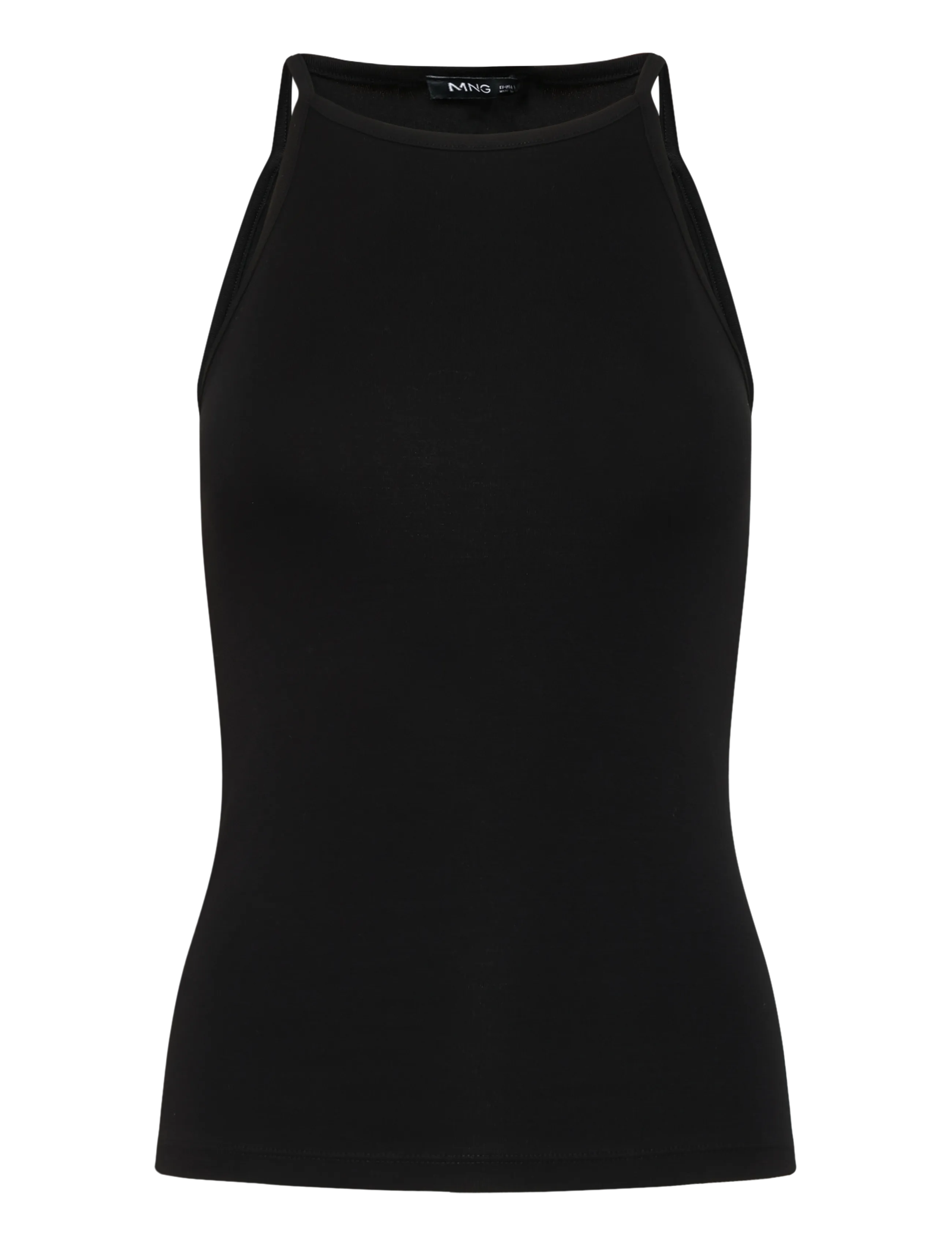 Mango Halter cotton top - Deals - BLACK / black