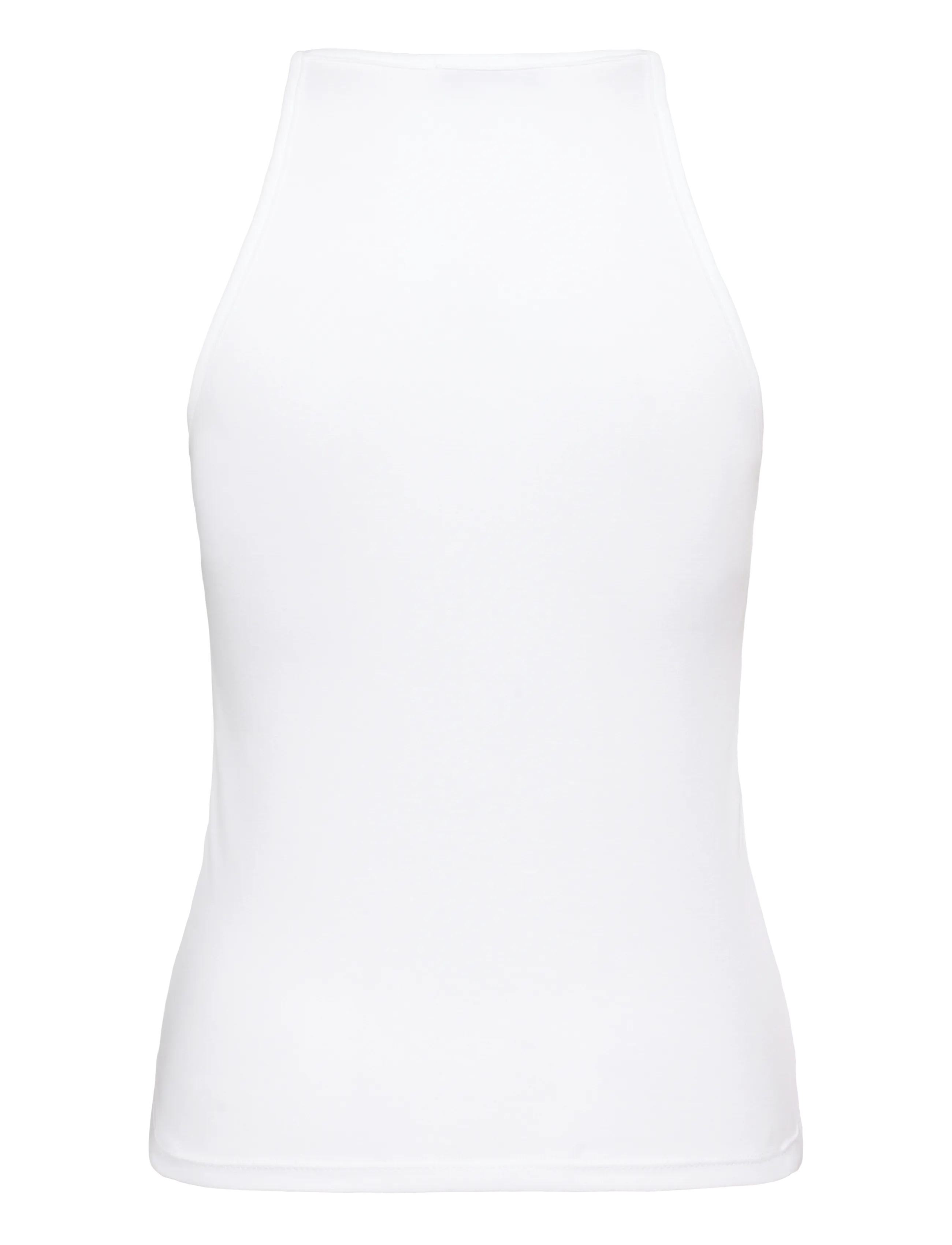 Mango - Halter cotton top - linnen - white - 2