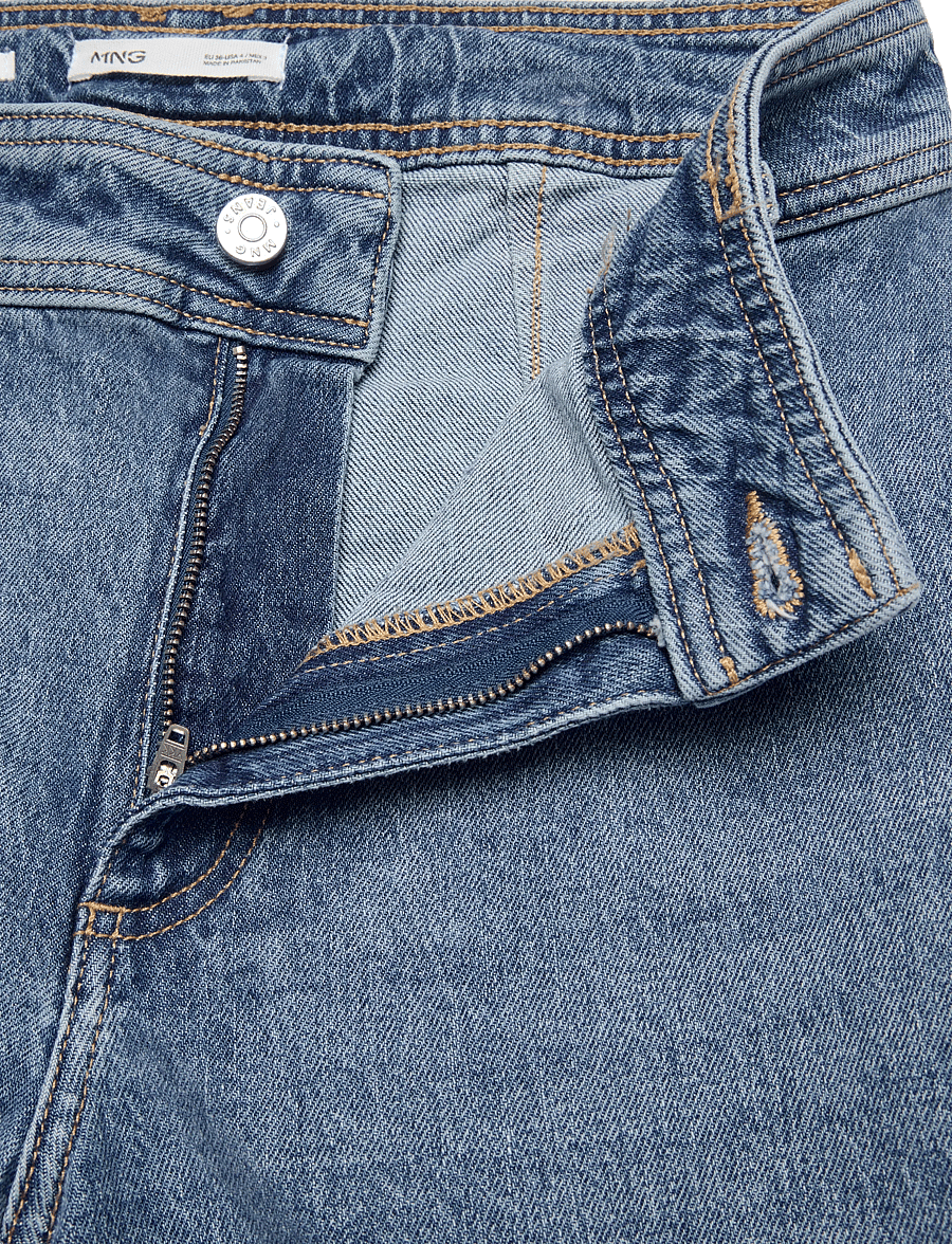 Mango - Catherin culotte high-rise jeans - culottes - open blue - 5