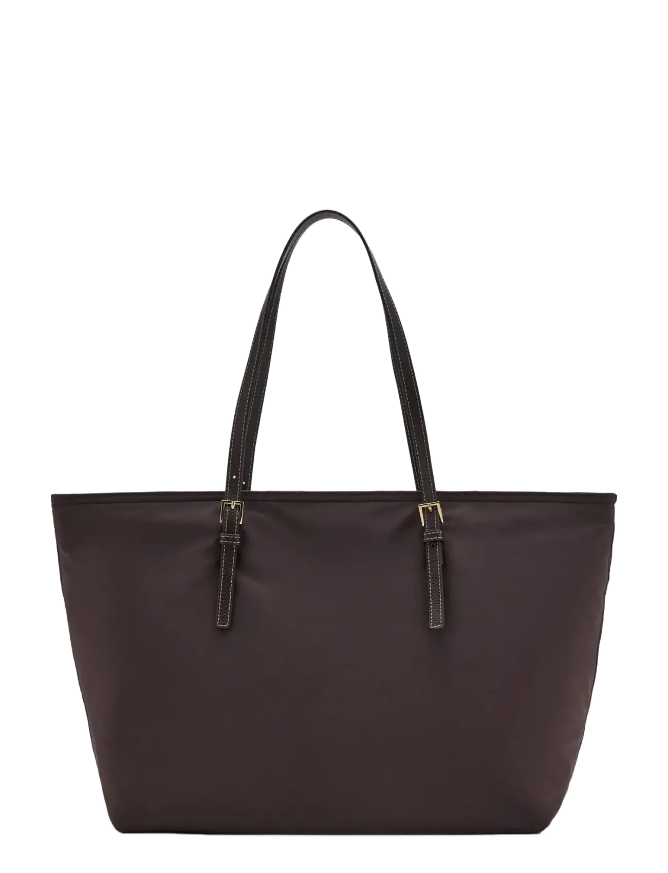Mango Shopper Bag With Buckle Details, One Size, Brown, Tasker > Shoppere, Dame