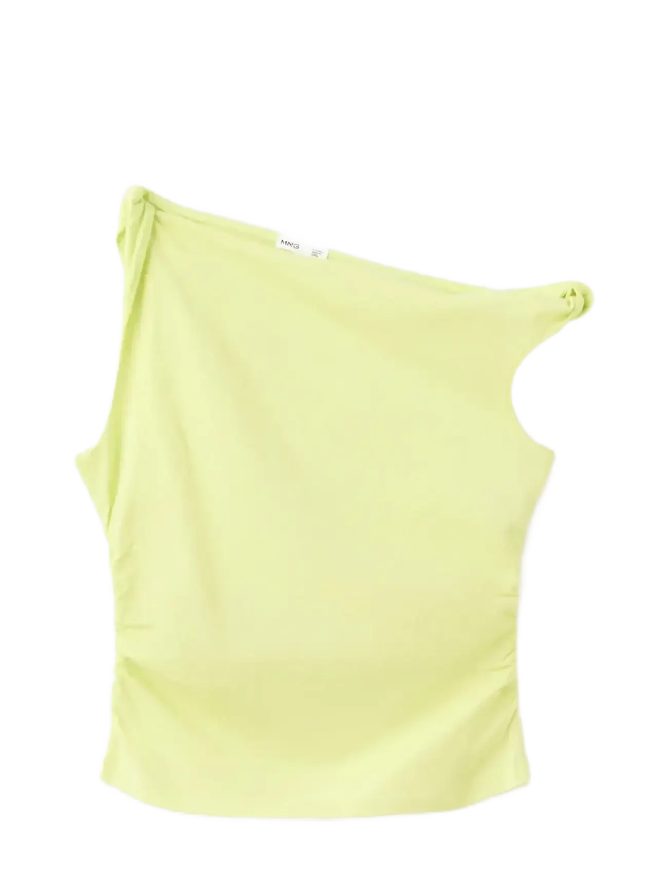 Mango Boat Neck T-Shirt, 164, T-shirts, Gelb - Sleeveless, Kinder
