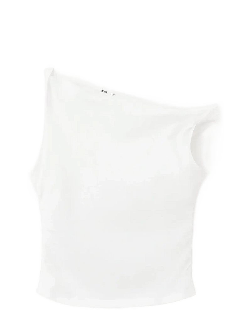 Mango - Boat neck t-shirt - Ærmeløs undertrøje - natural white - 0