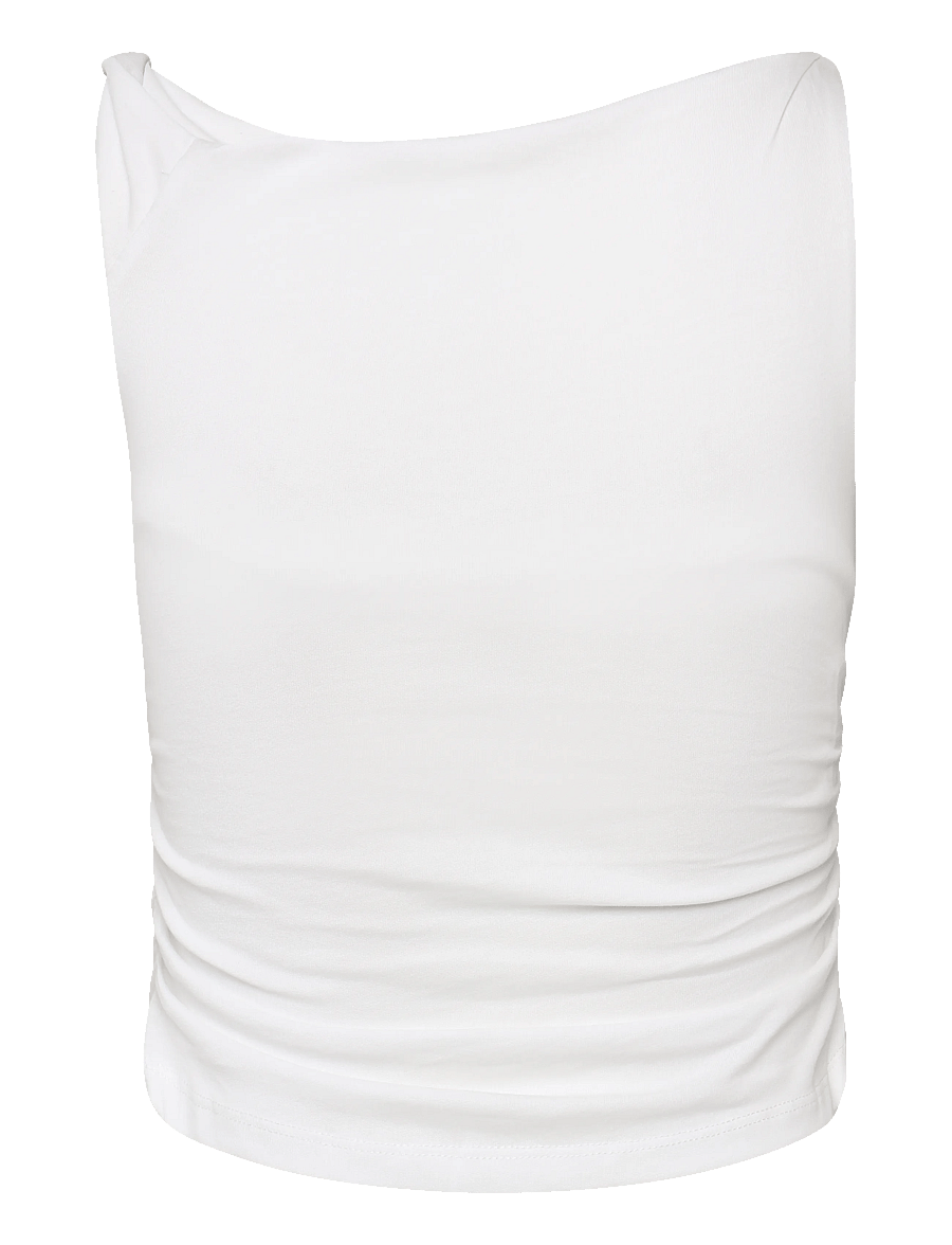 Mango - Boat neck t-shirt - Ærmeløs undertrøje - natural white - 1