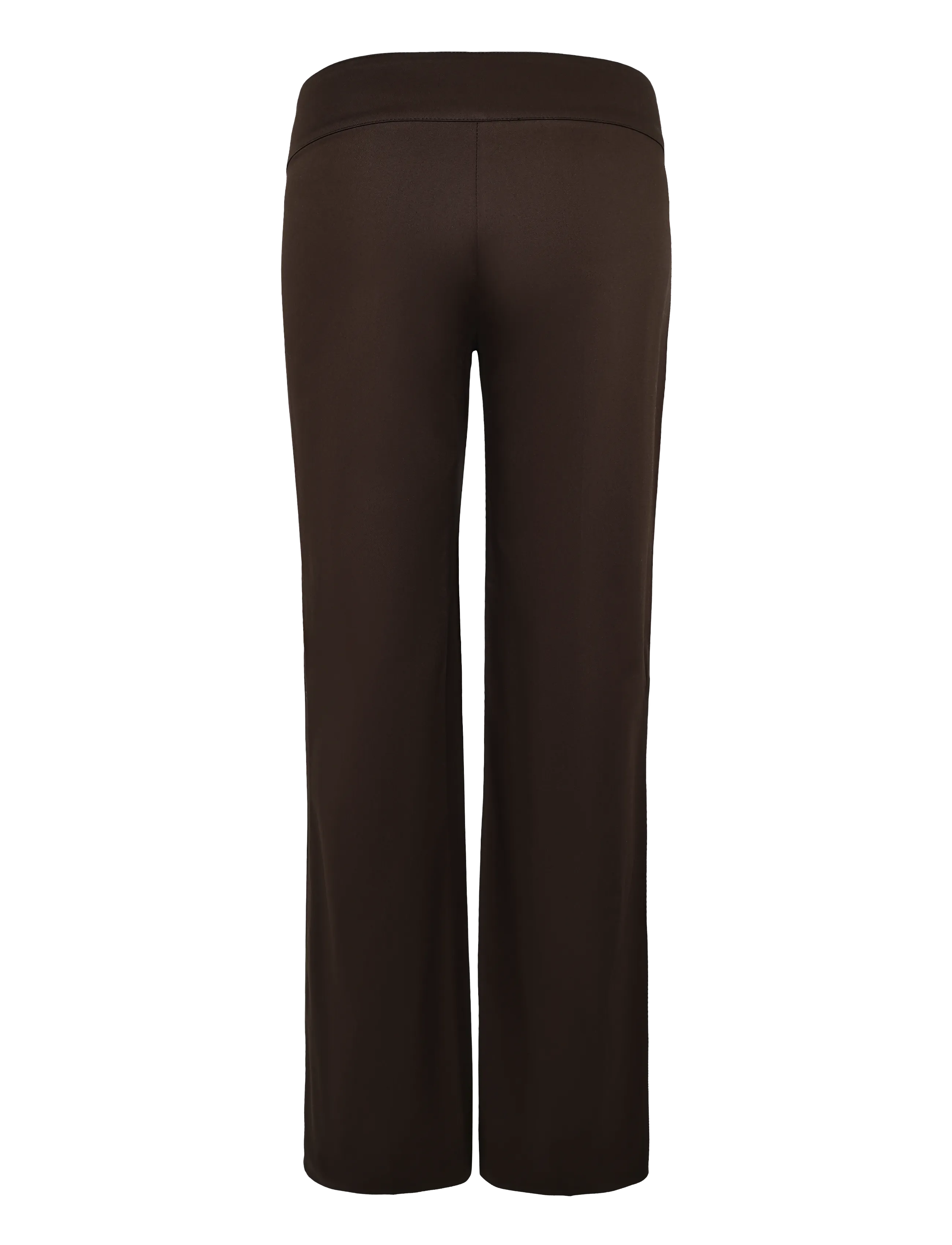 Mango - Belt straight-fit trousers - bukser med lige ben - dark brown - 1