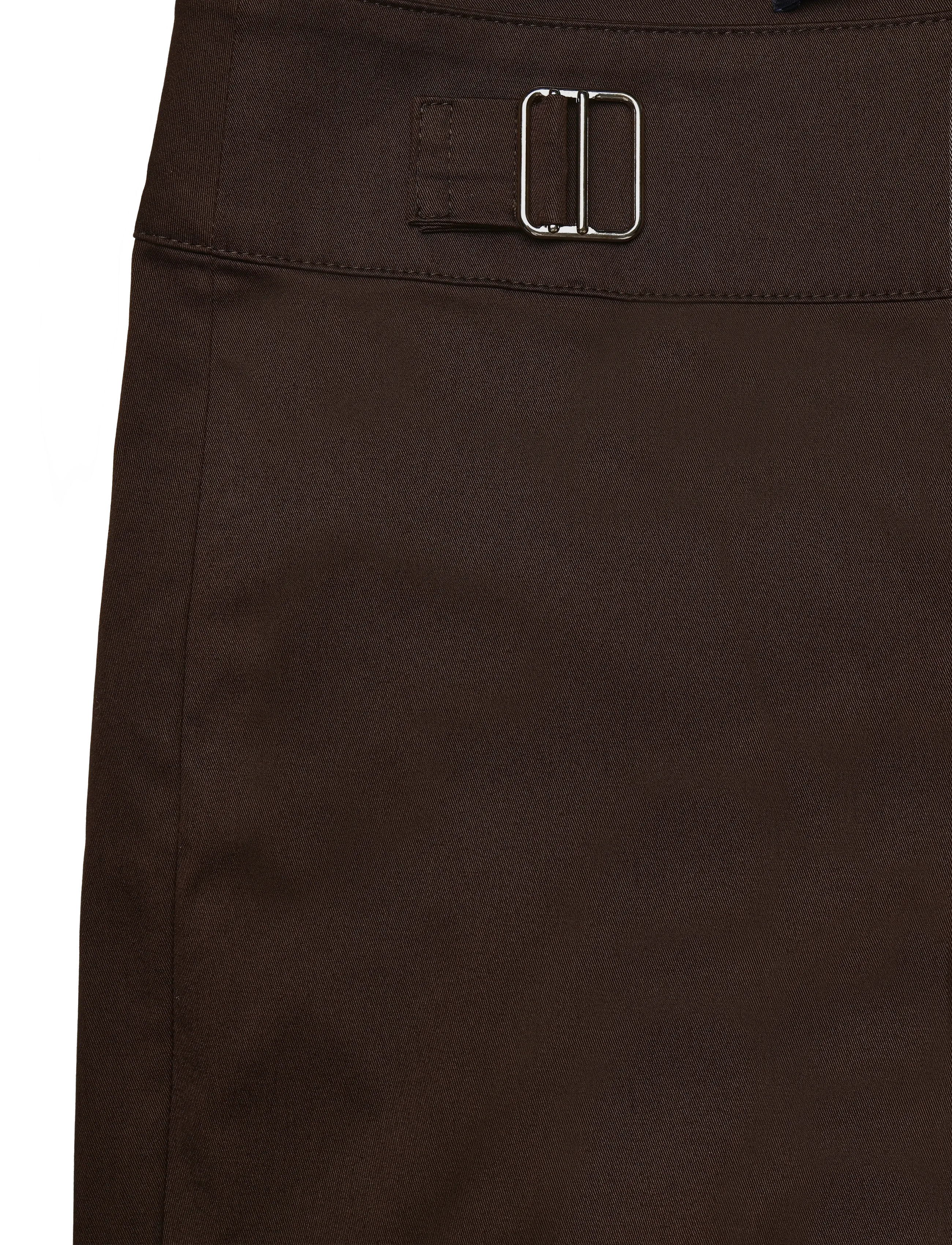Mango - Belt straight-fit trousers - bukser med lige ben - dark brown - 4