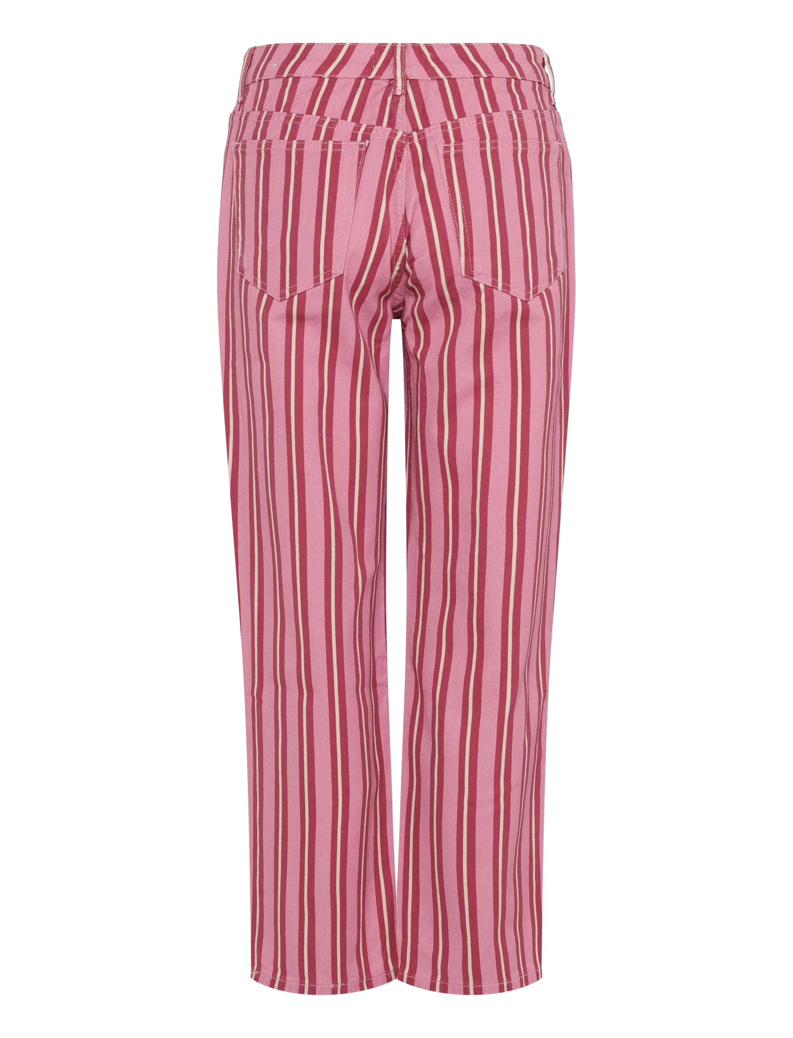 Mango - Straight-fit striped jeans - straight jeans - pink - 2