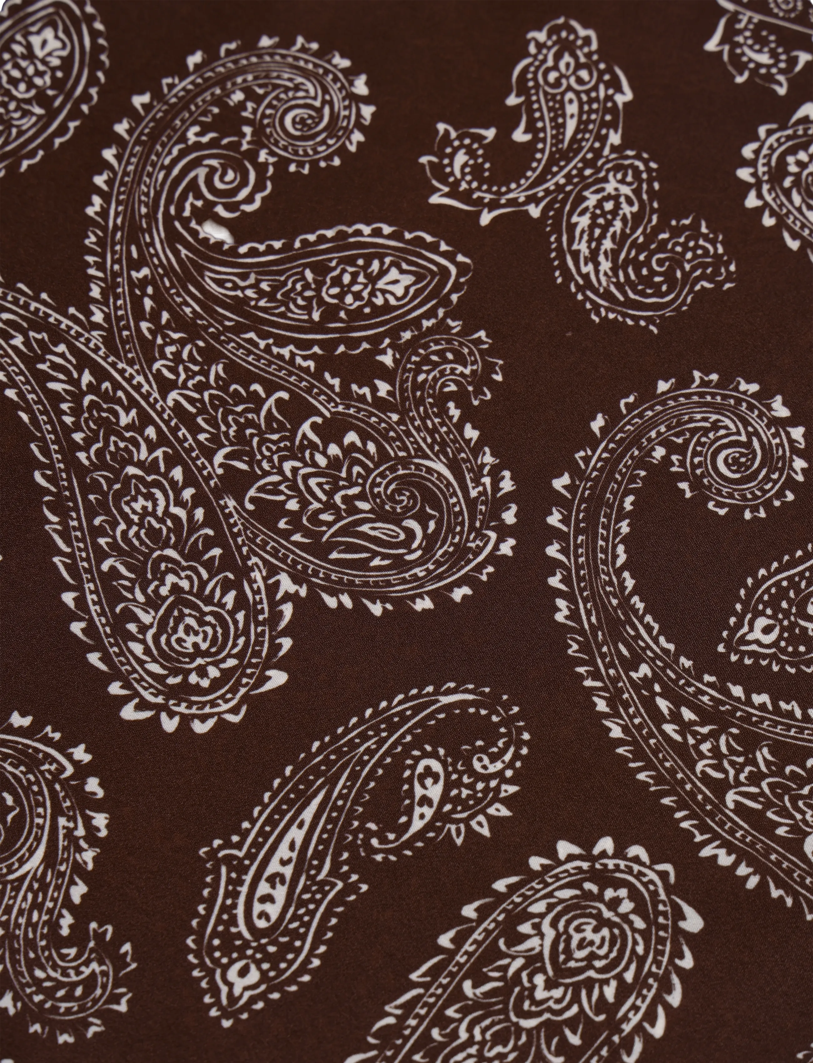 Mango - Triangular paisley bandana - sjalar - dark brown - 1